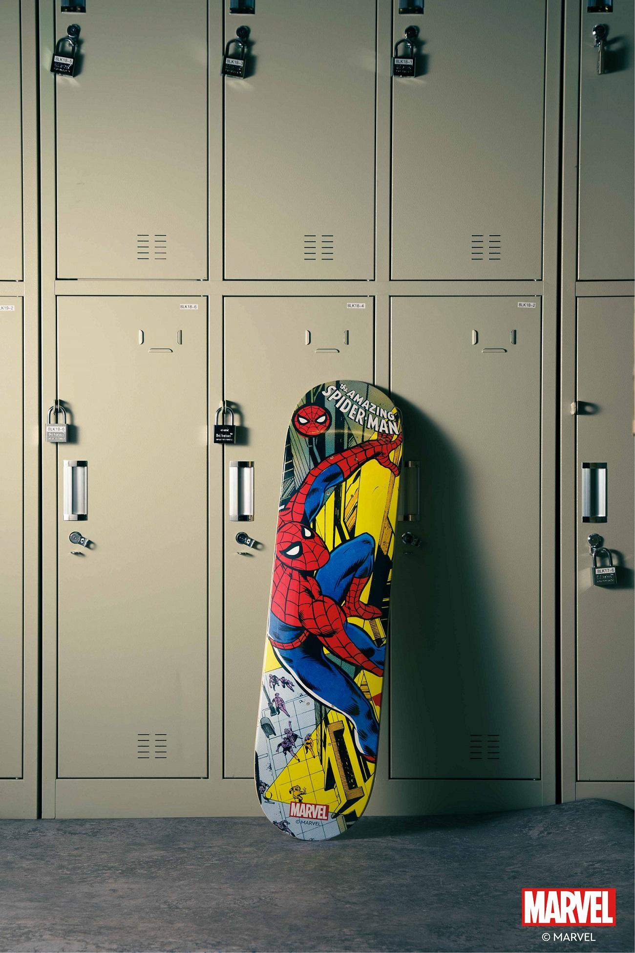 蜘蛛俠漫畫風滑板