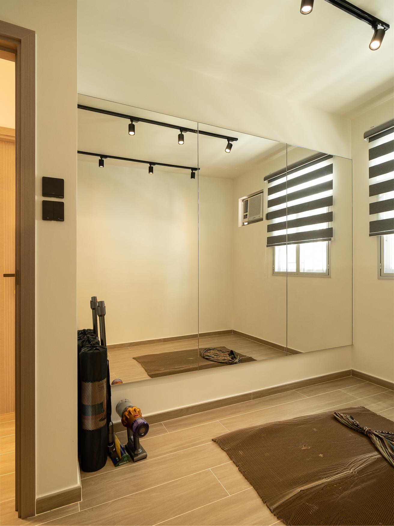 客房變成健身空間