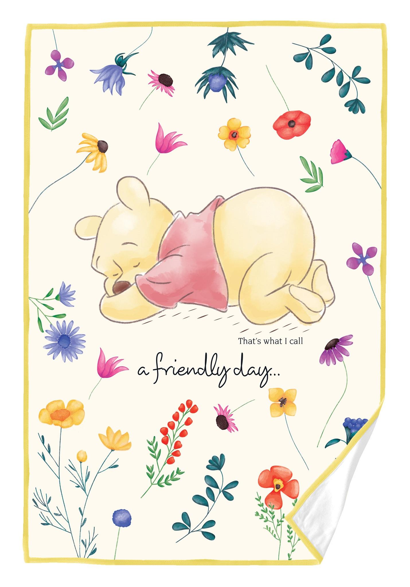 小熊維尼毛毯 $199 入秋的家居或辦公室冷氣溫度低時,一張舒適柔軟的毛毯就最適合不過。毛毯尺寸為1500x1000mm,質感舒適。