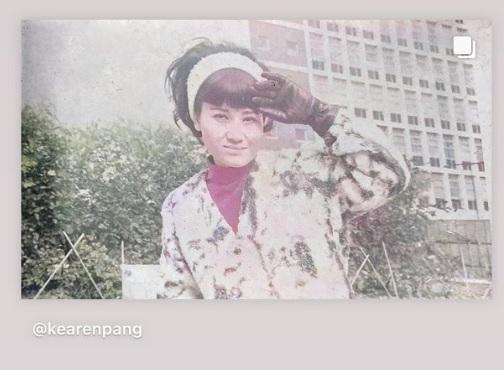 彭秀慧形容年輕時的母親型格十足。(彭秀慧IG)