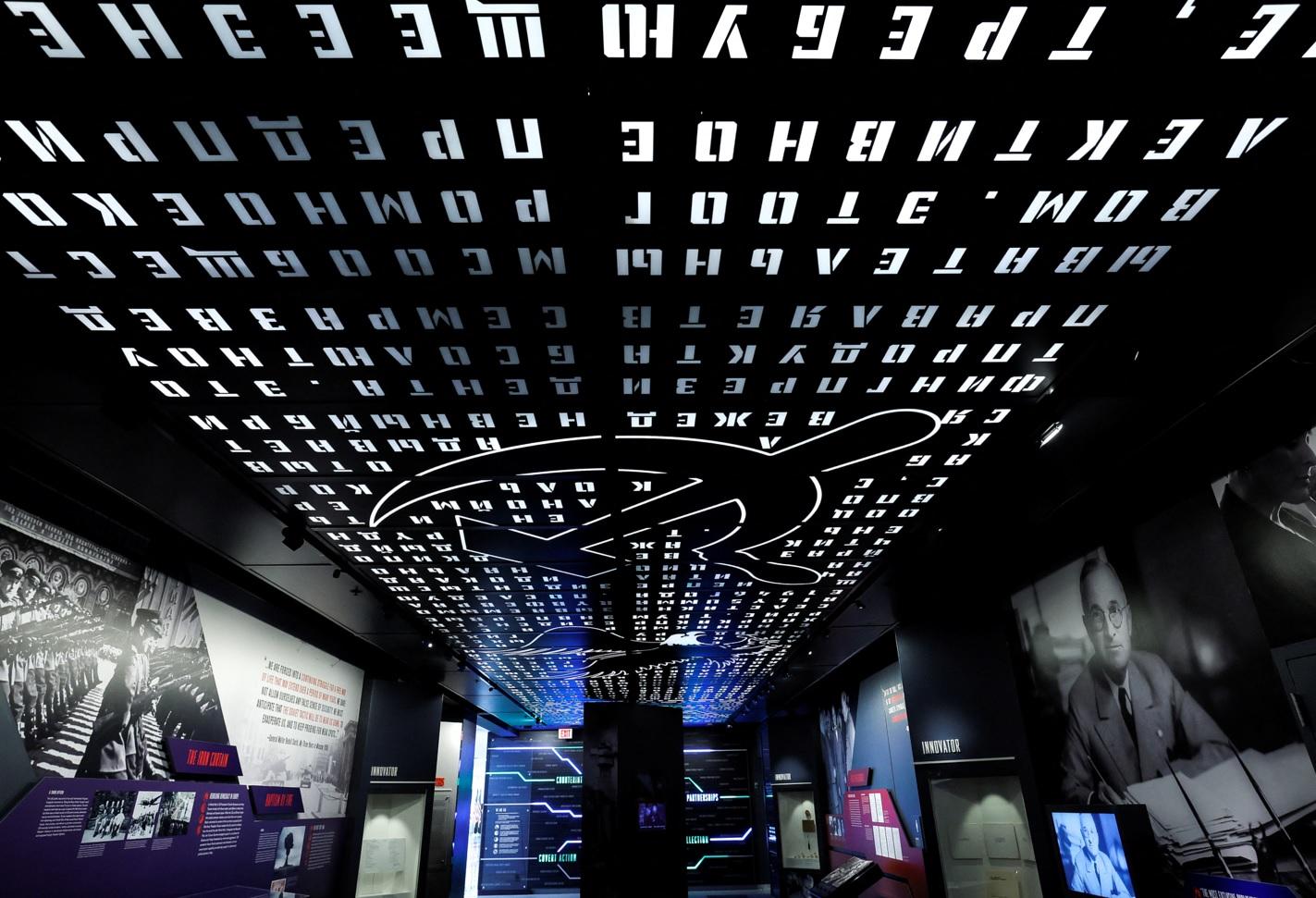 密碼天花板。(路透社)