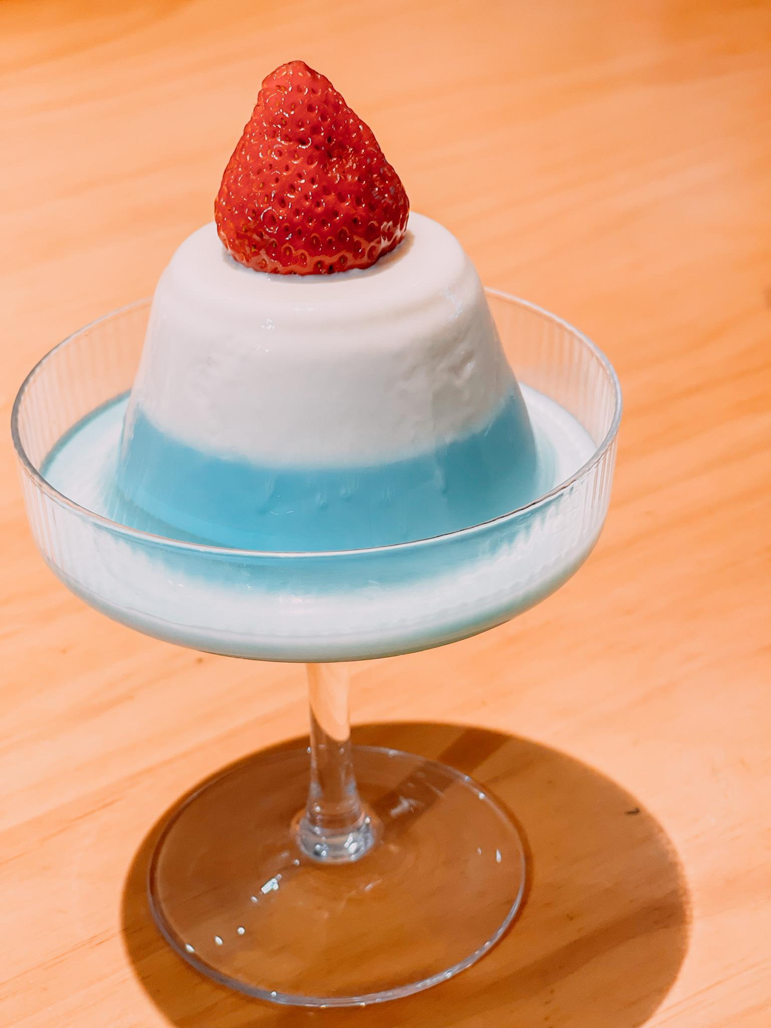 昭和紅日富士牛乳布丁