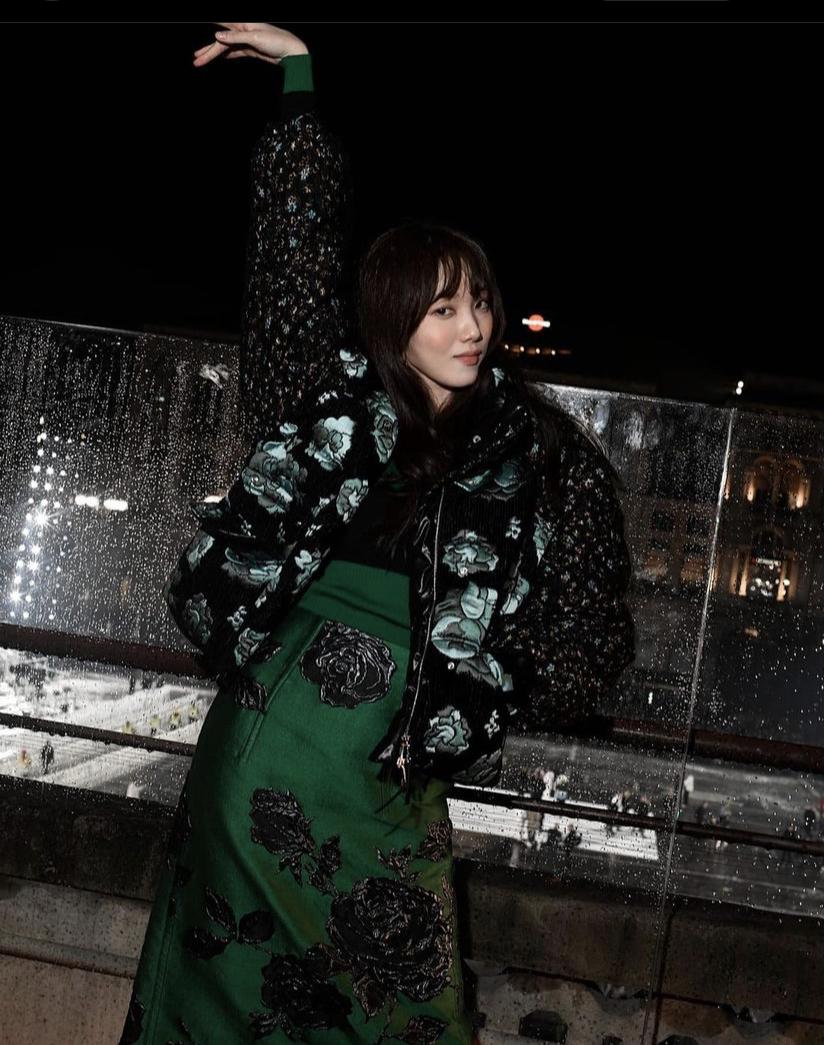 林家謙與李聖經同場出席時裝品牌慶典。(IG圖片)