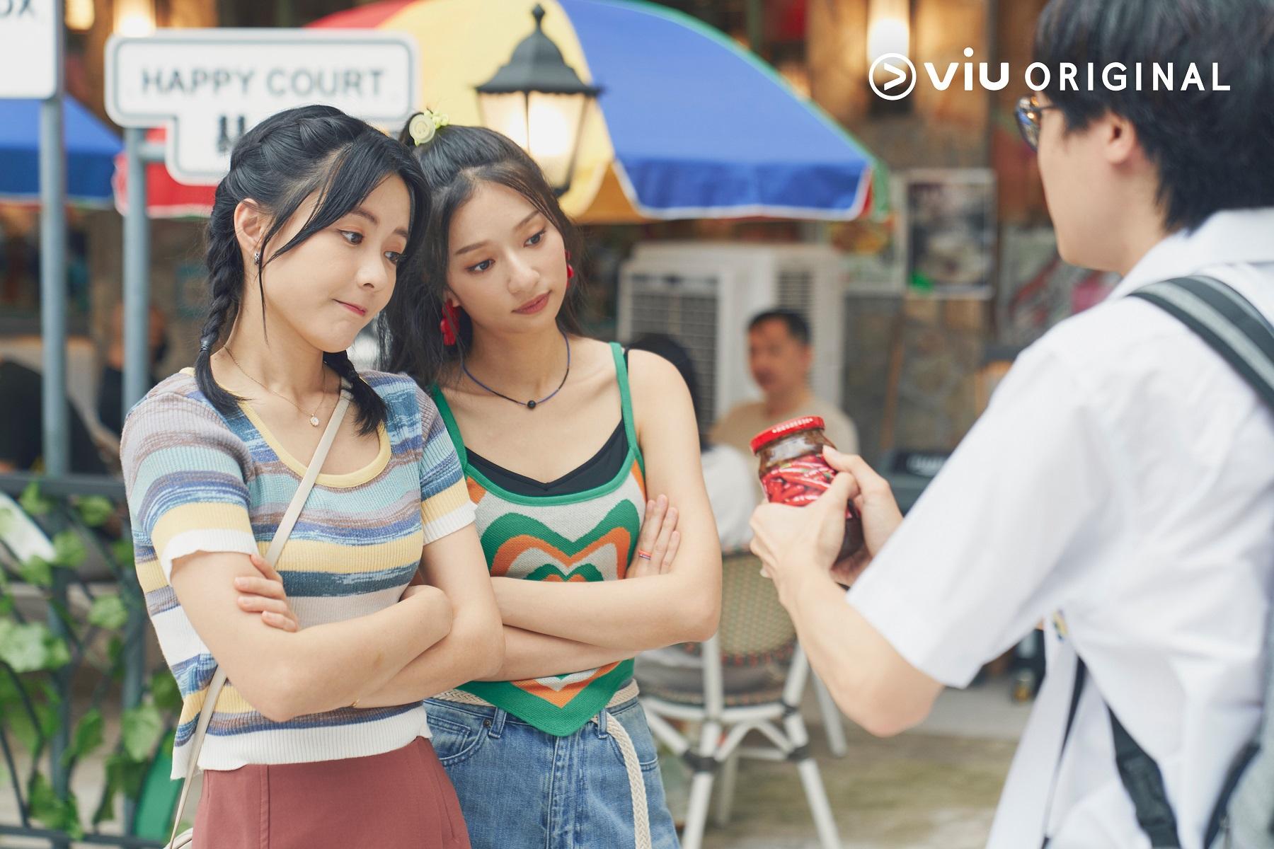 林千渟(左)吳家忻(中)在《#她和她的戀愛小動作》初次合作。