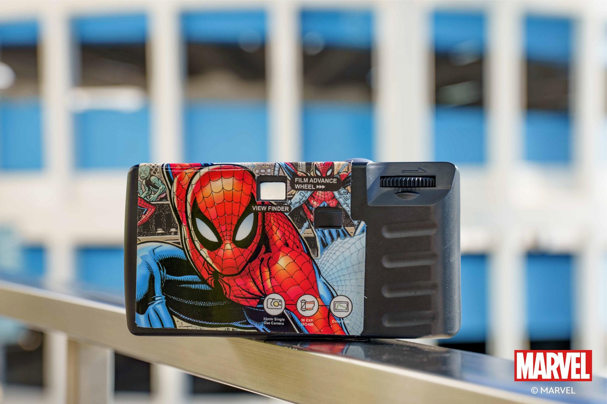 蜘蛛俠款菲林相機