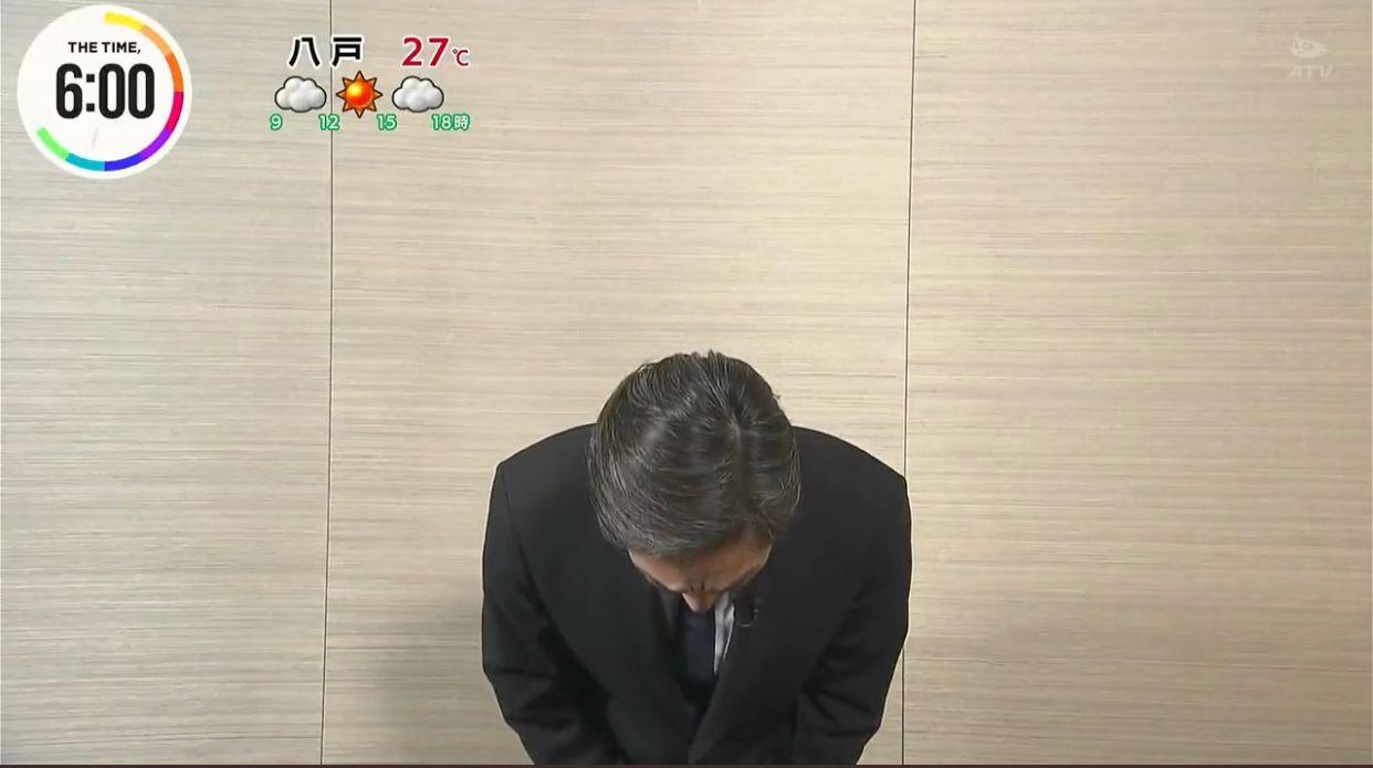 短片是在9月1日下午拍攝,香川照之在4分鐘內5度低頭道歉。