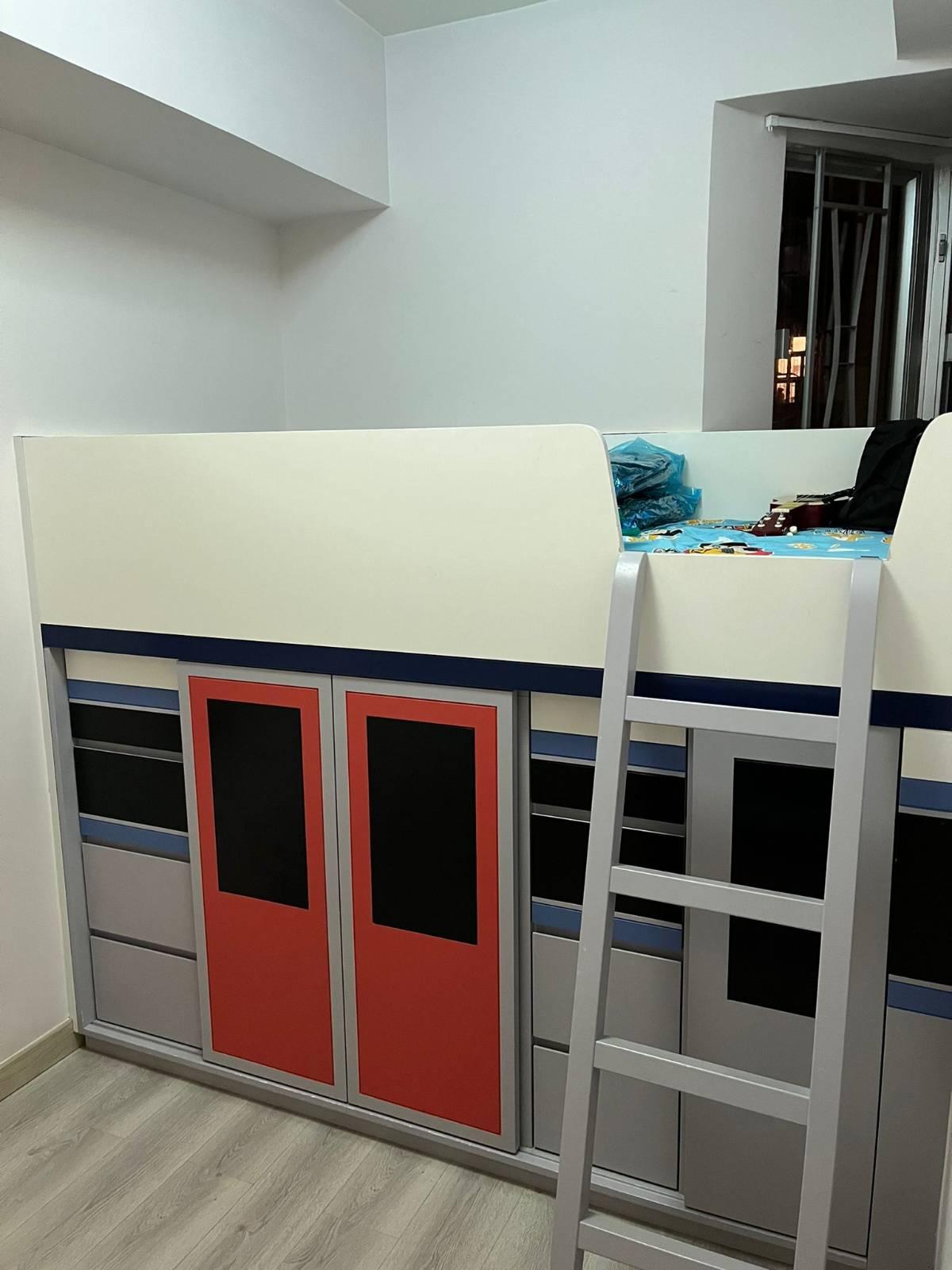 睡房間隔方正,空間充裕。