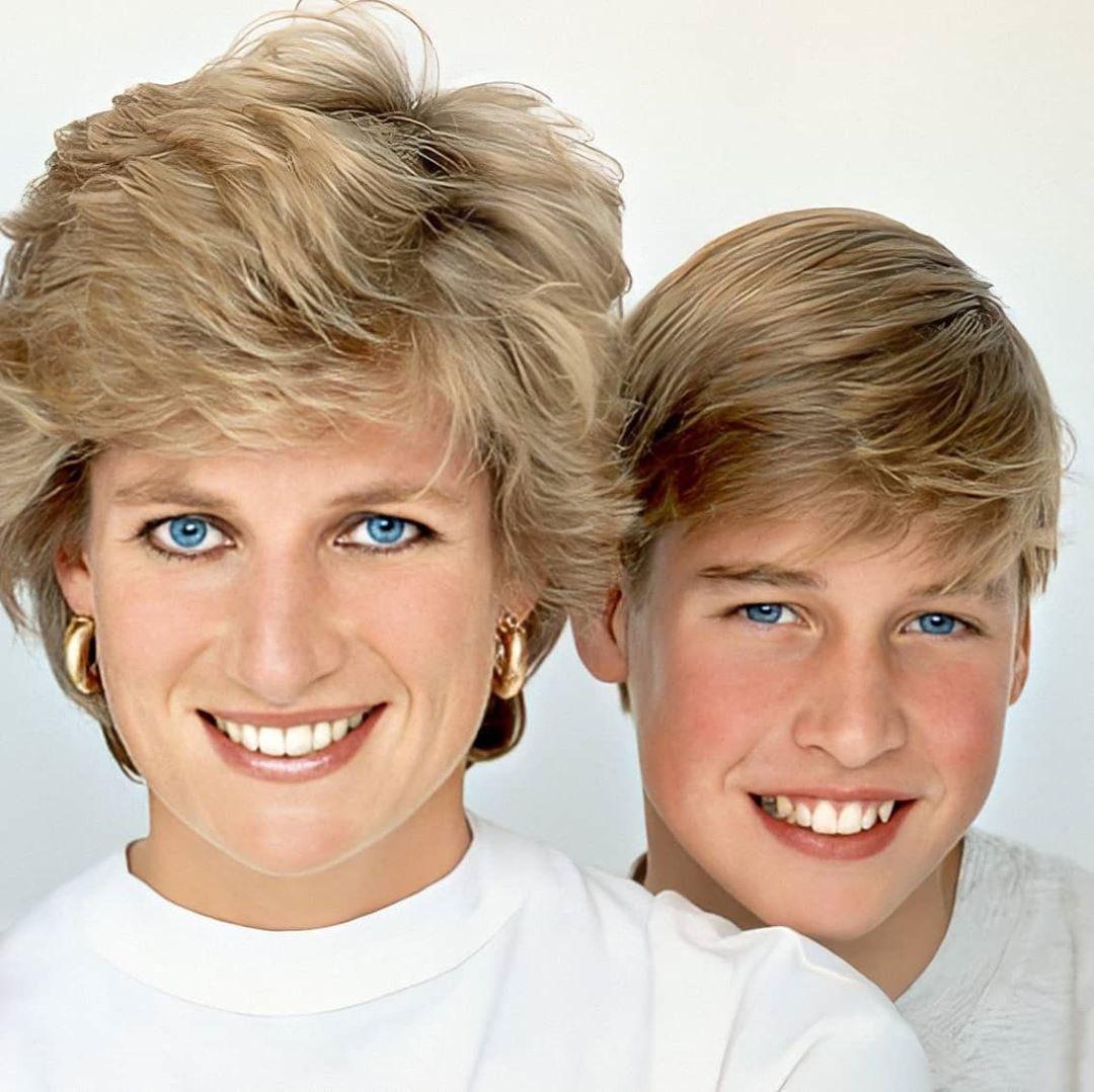 有網民上載戴安娜生前相片悼念。(Twitter)