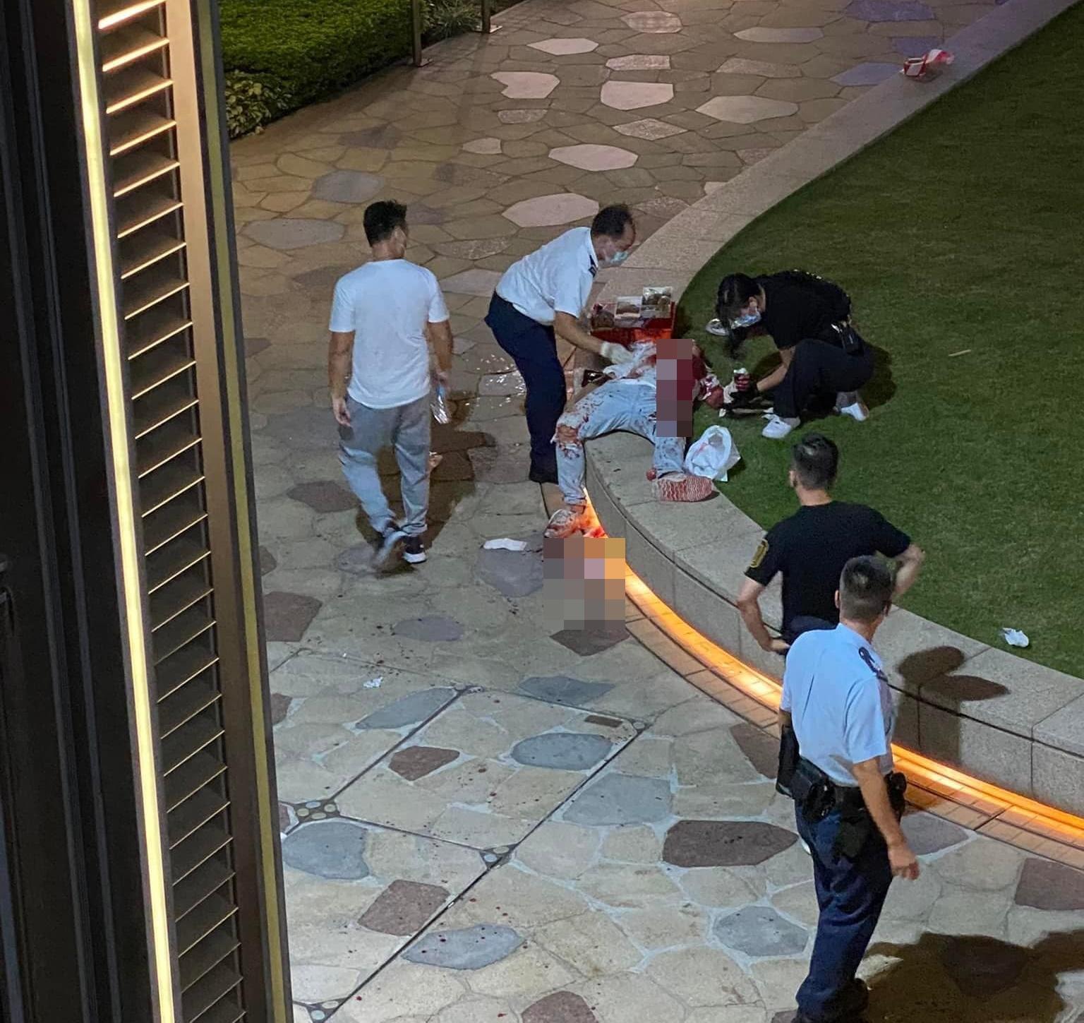 元朗酒吧慶生釀衝突,4男被追斬1人重傷昏迷。(扮工室Online@FB)