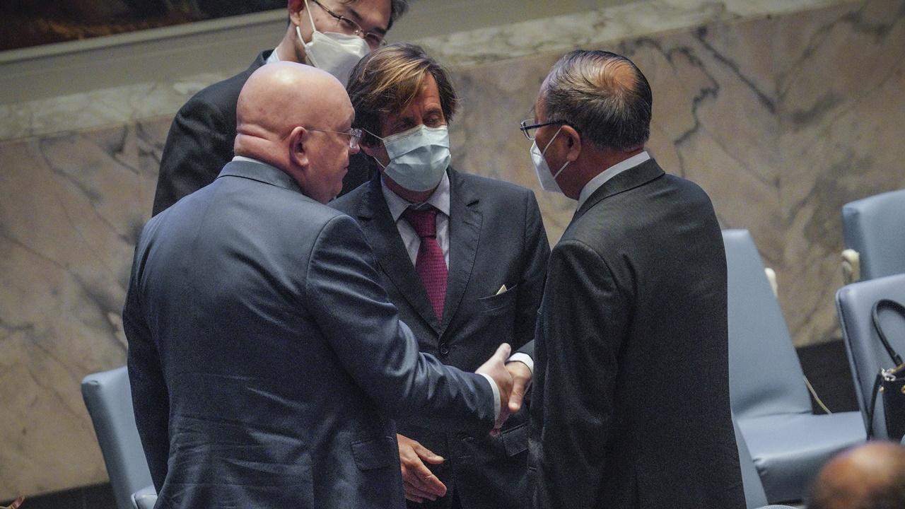 張軍:應尊重各國主權領土完整。(AP)