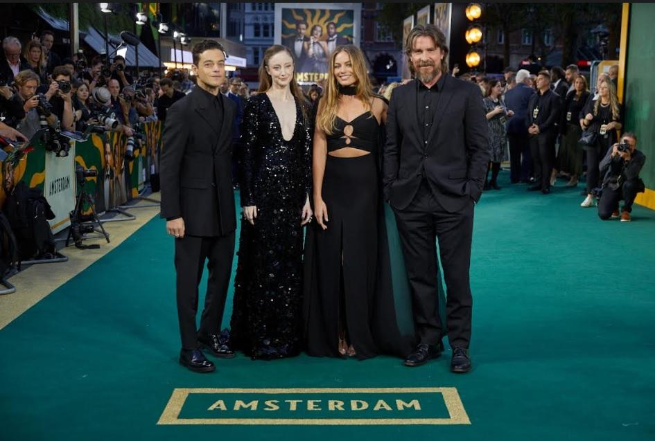 基斯頓比爾、瑪歌羅比、安哲雅麗絲布洛、雷米馬利克出席倫敦首映禮。