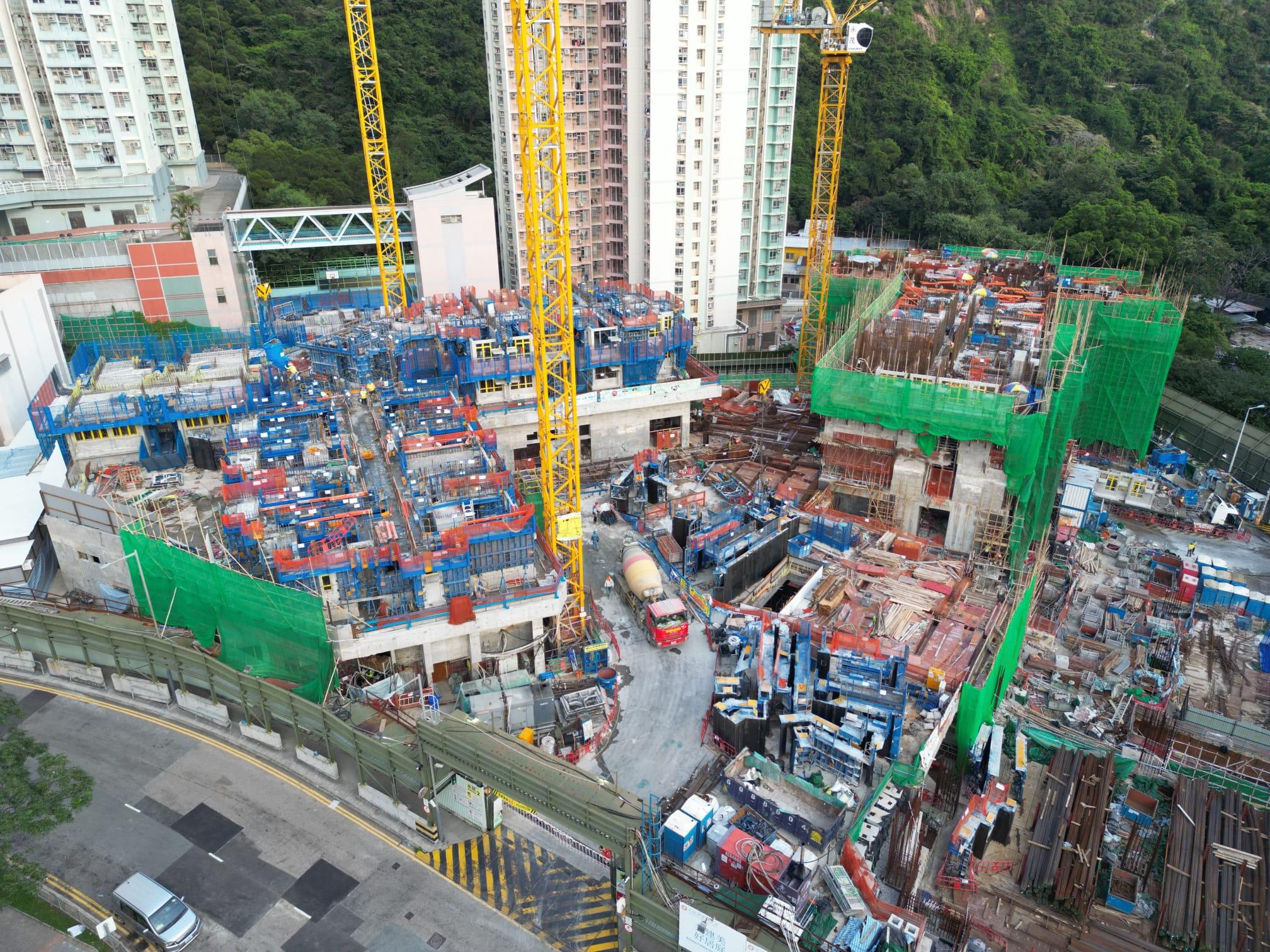 新一期綠置居本月29日起接受申請,油塘高宏苑提供最多2,021伙。(陳奕釗攝)