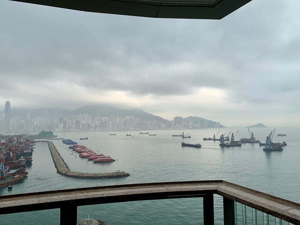 單位享無敵維港煙花海景。