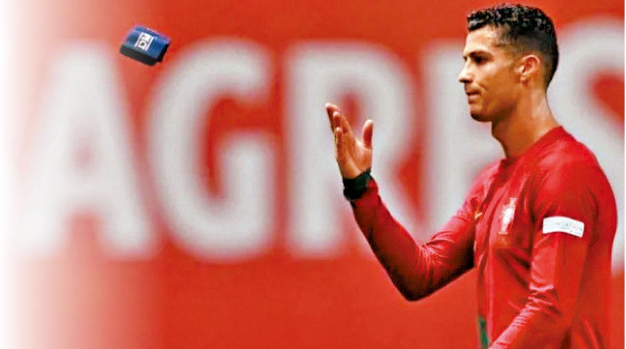 沮喪C朗又掟隊長臂章 葡軍負狂牛 歐國聯止步