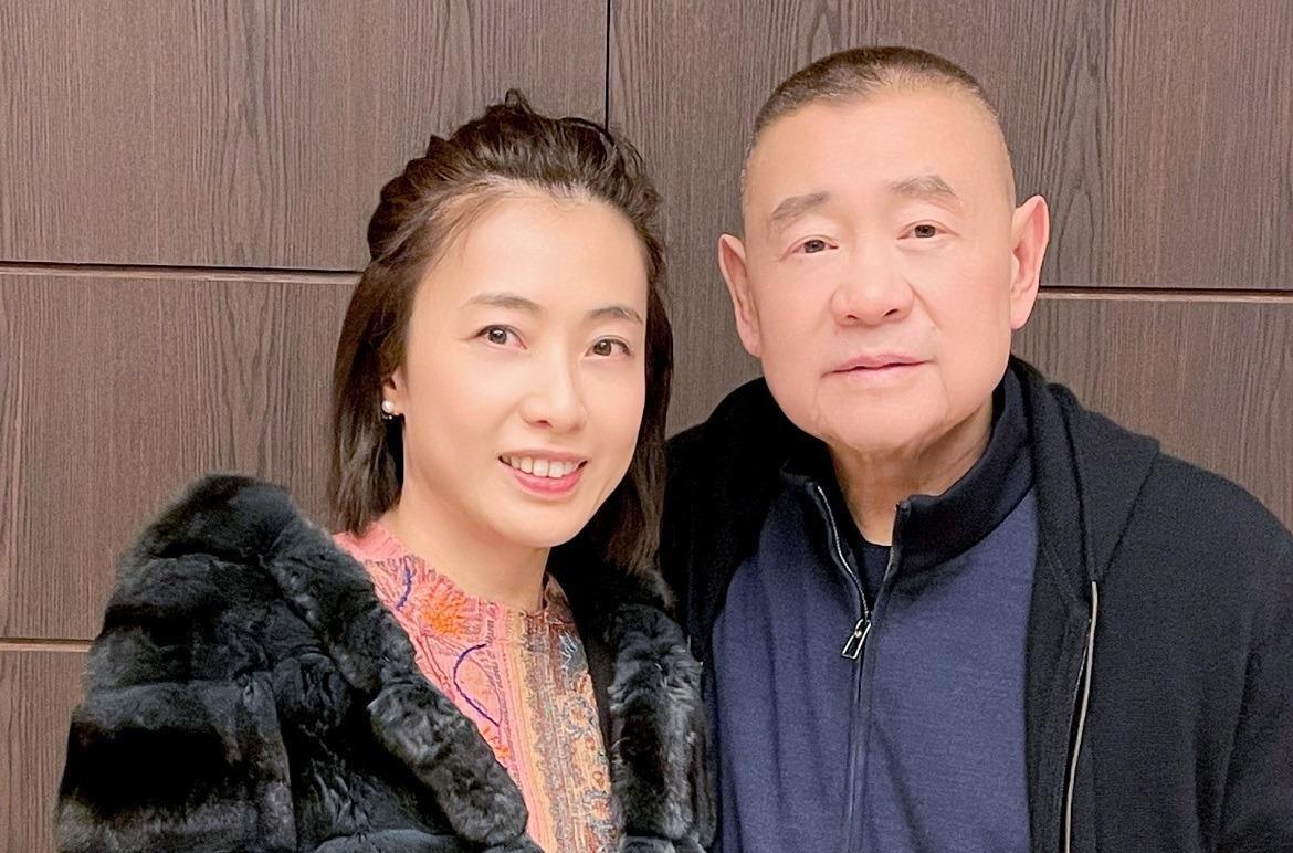 華人置業前主席劉鑾雄(大劉)與太太陳凱韻(甘比)。(資料圖片)