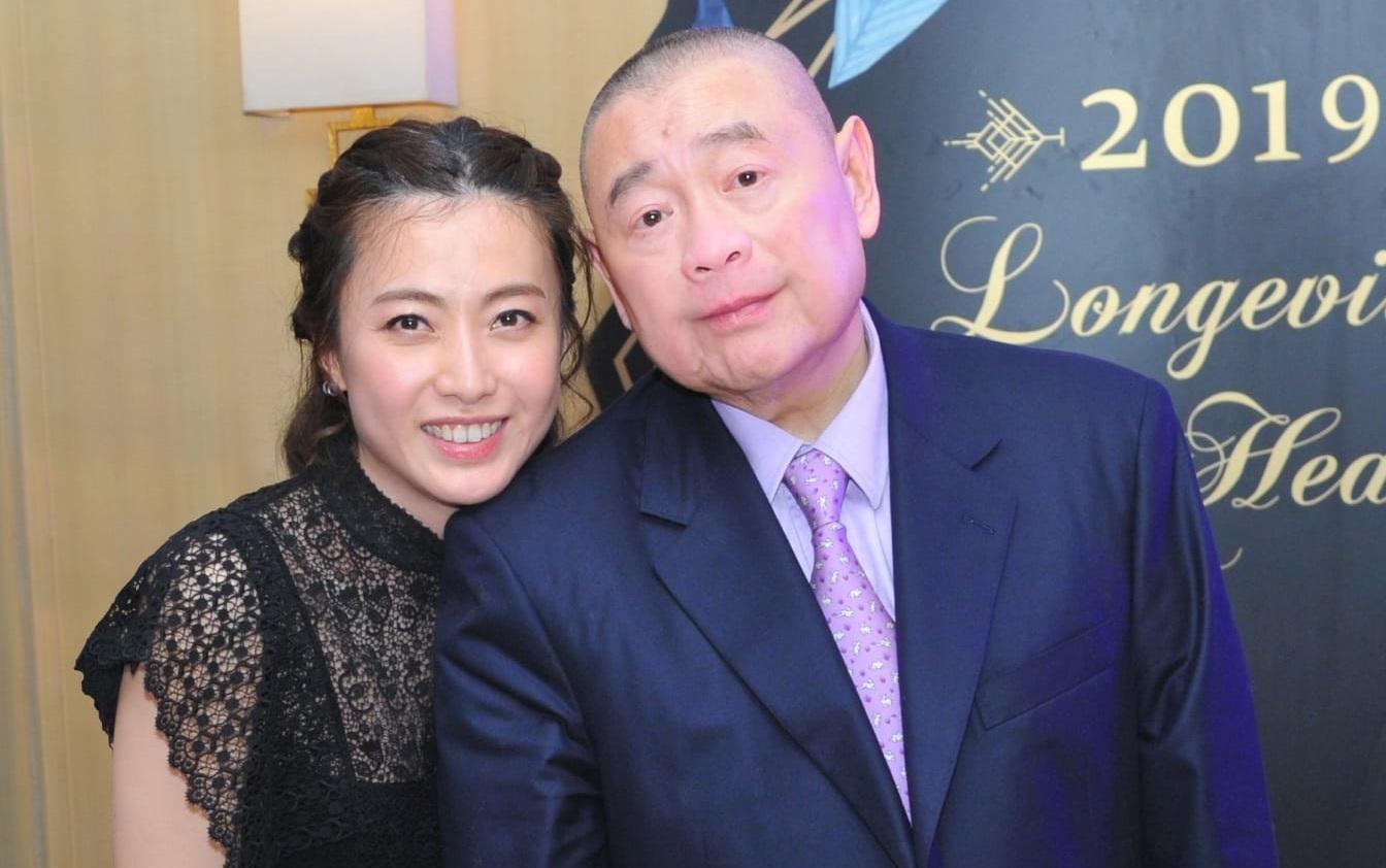 華人置業前主席劉鑾雄(大劉)與太太陳凱韻(甘比)。(資料圖片)