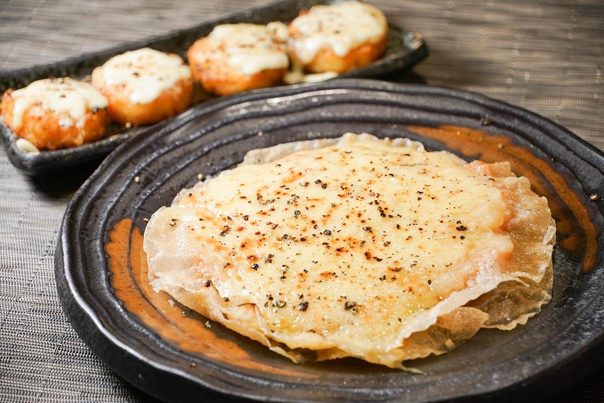 8吋火炙爆芝拉絲蝦餅Pizza