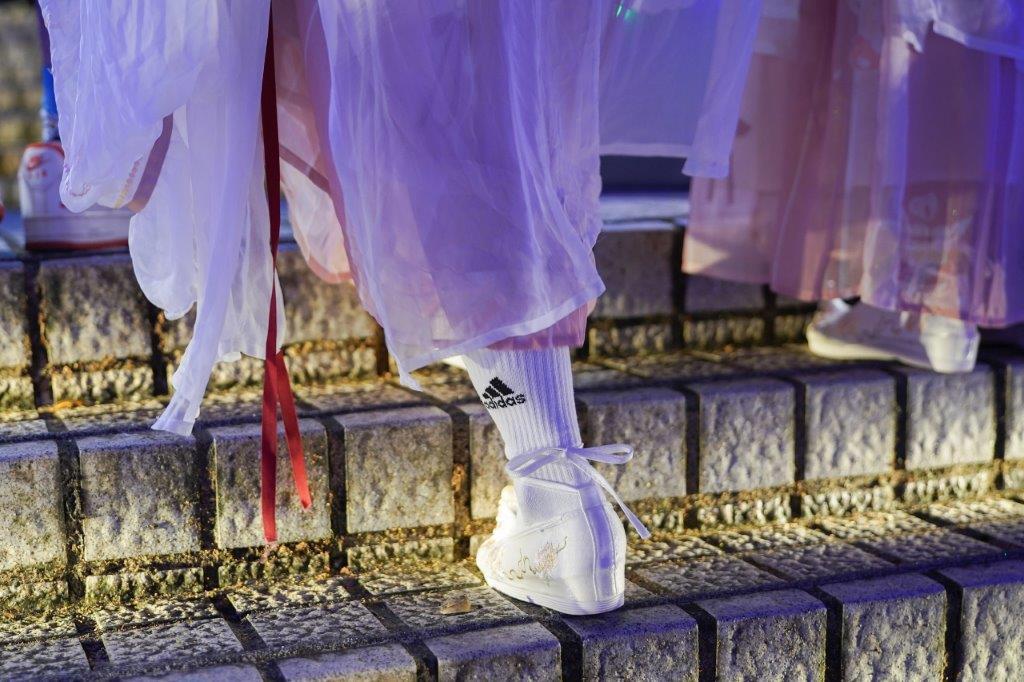 嗇色園黃大仙祠中秋辦花燈園遊會。(李睿哲攝)