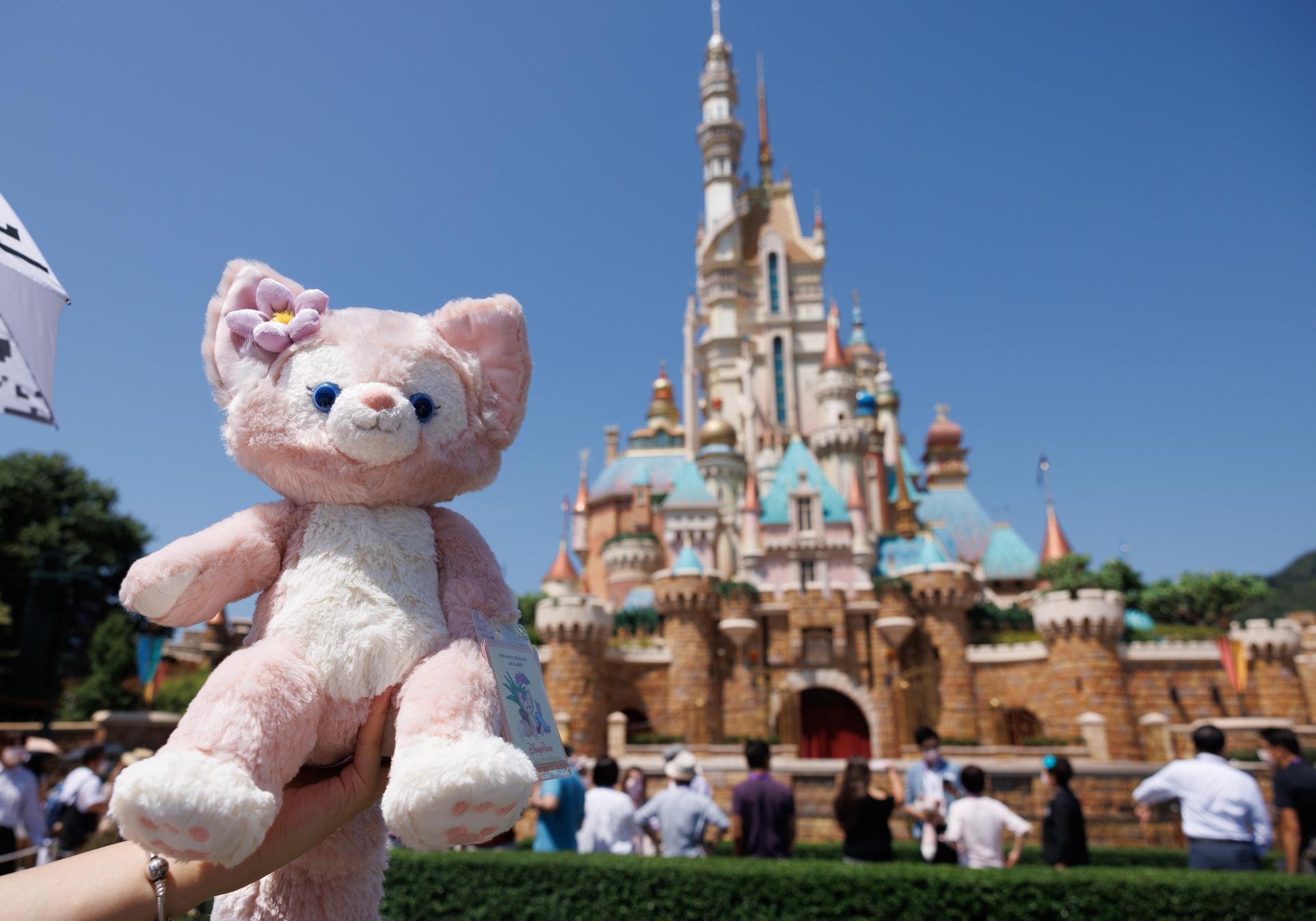 LinaBell正式登陸香港迪士尼! (蘇文傑攝)