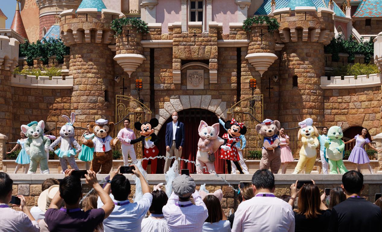 LinaBell正式登陸香港迪士尼!(蘇文傑攝)