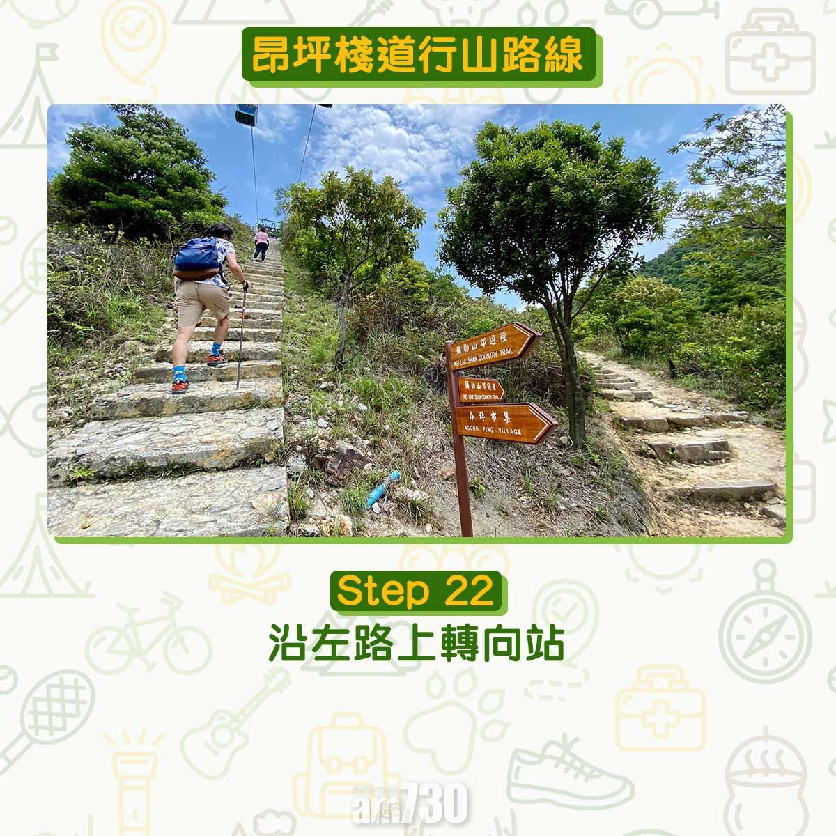 昂坪棧道行山路線