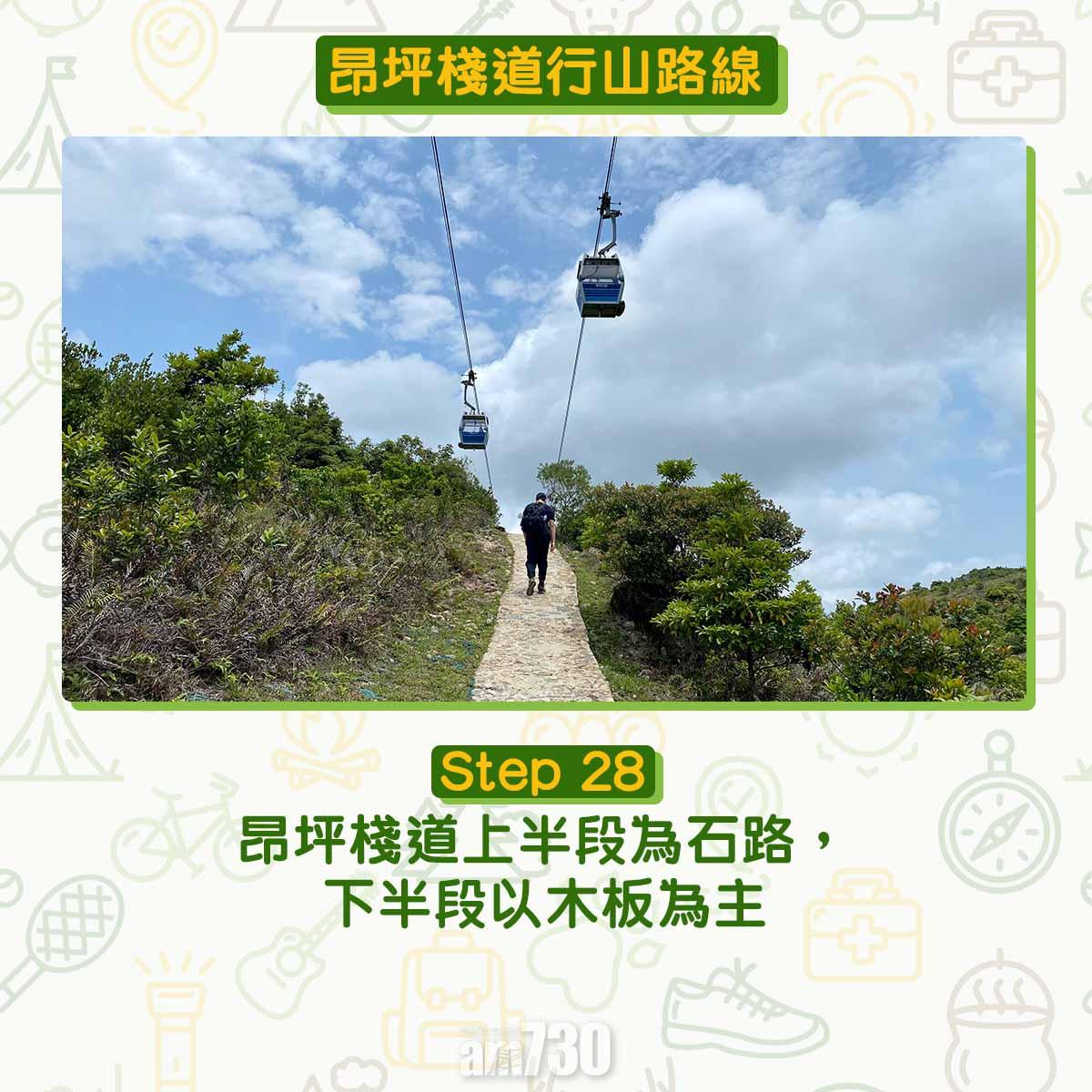 昂坪棧道行山路線