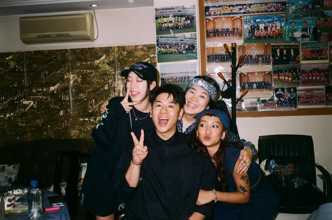 早前Marf、CK與許廷鏗及他的助手相聚。