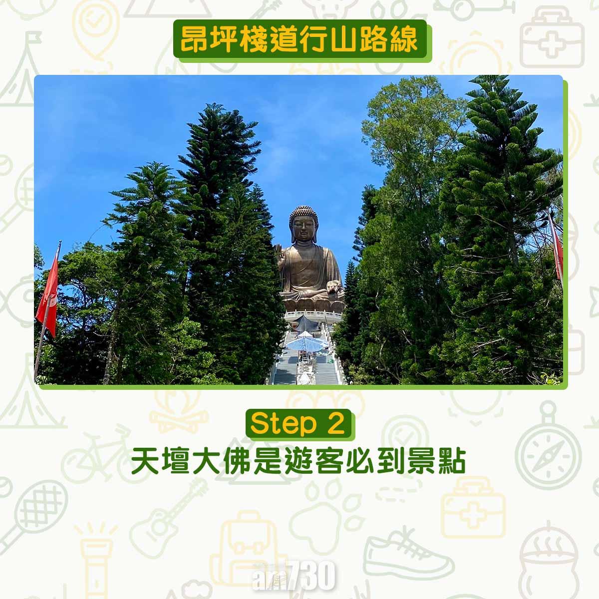 昂坪棧道行山路線