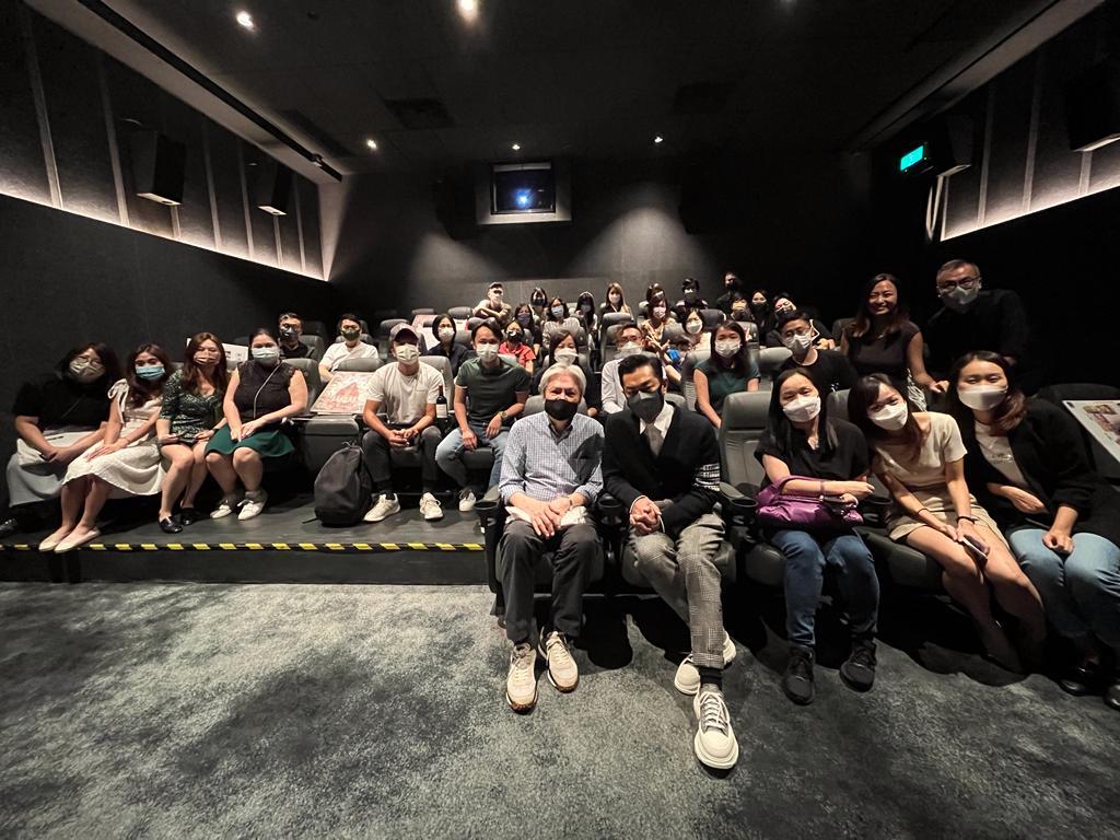 曾俊華包場睇《明日戰記》力撐老友古天樂。(曾俊華FB)