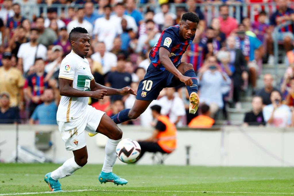 巴塞另一新星前鋒法迪