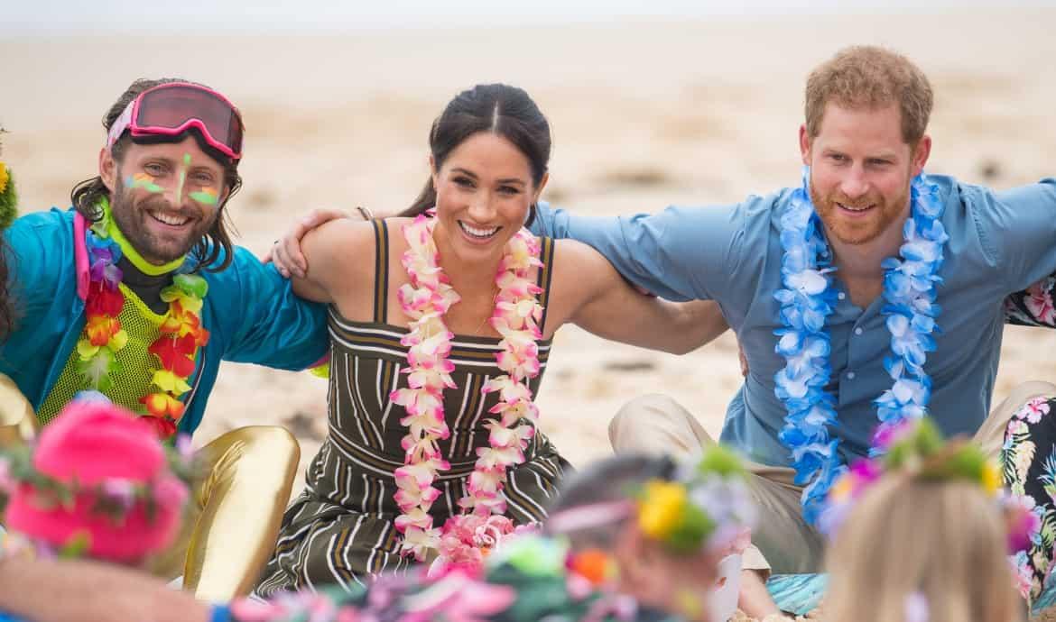 2018年梅根與亨利的澳洲之行,展現親民一面。(路透社)