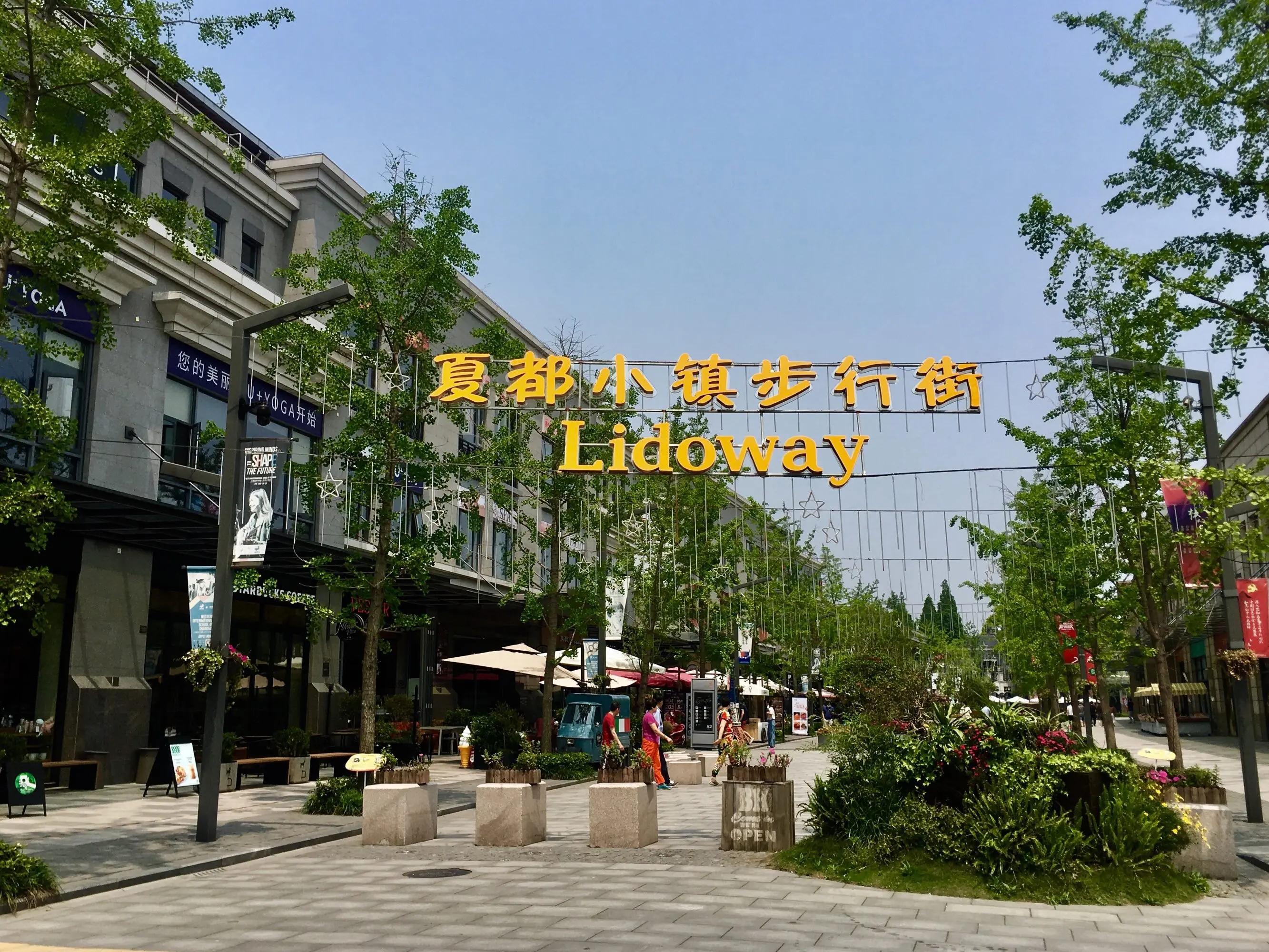 涉事上海夏都小鎮是一個綜合商業區。(互聯網)