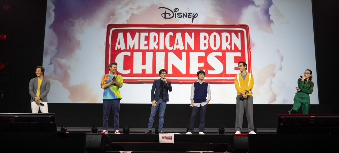 楊紫瓊、吳彥祖和關繼威出席迪士尼D23 博覽介紹新劇。