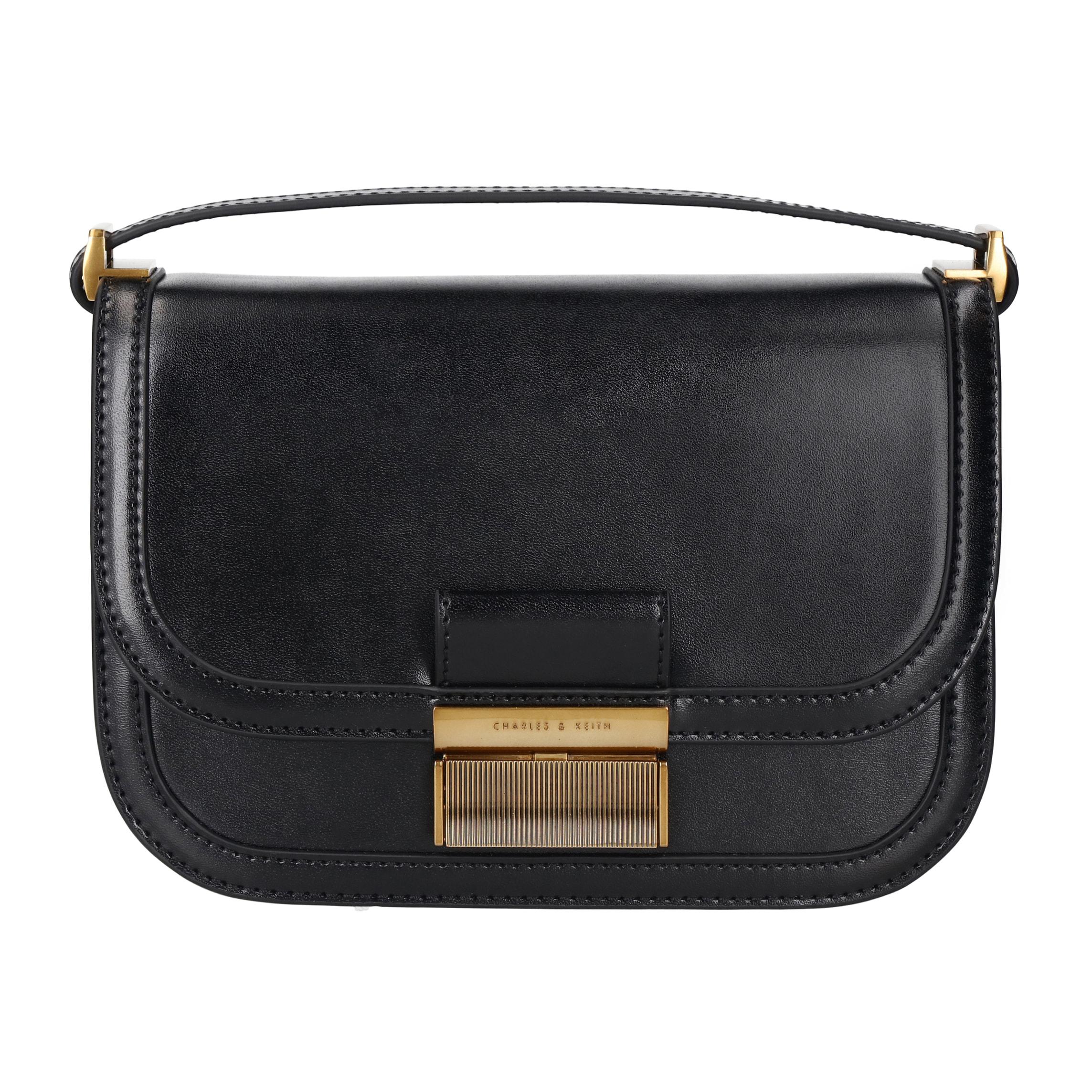 Charlot金釦包 (黑色) $639