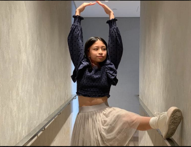 Celine亦有學跳舞。