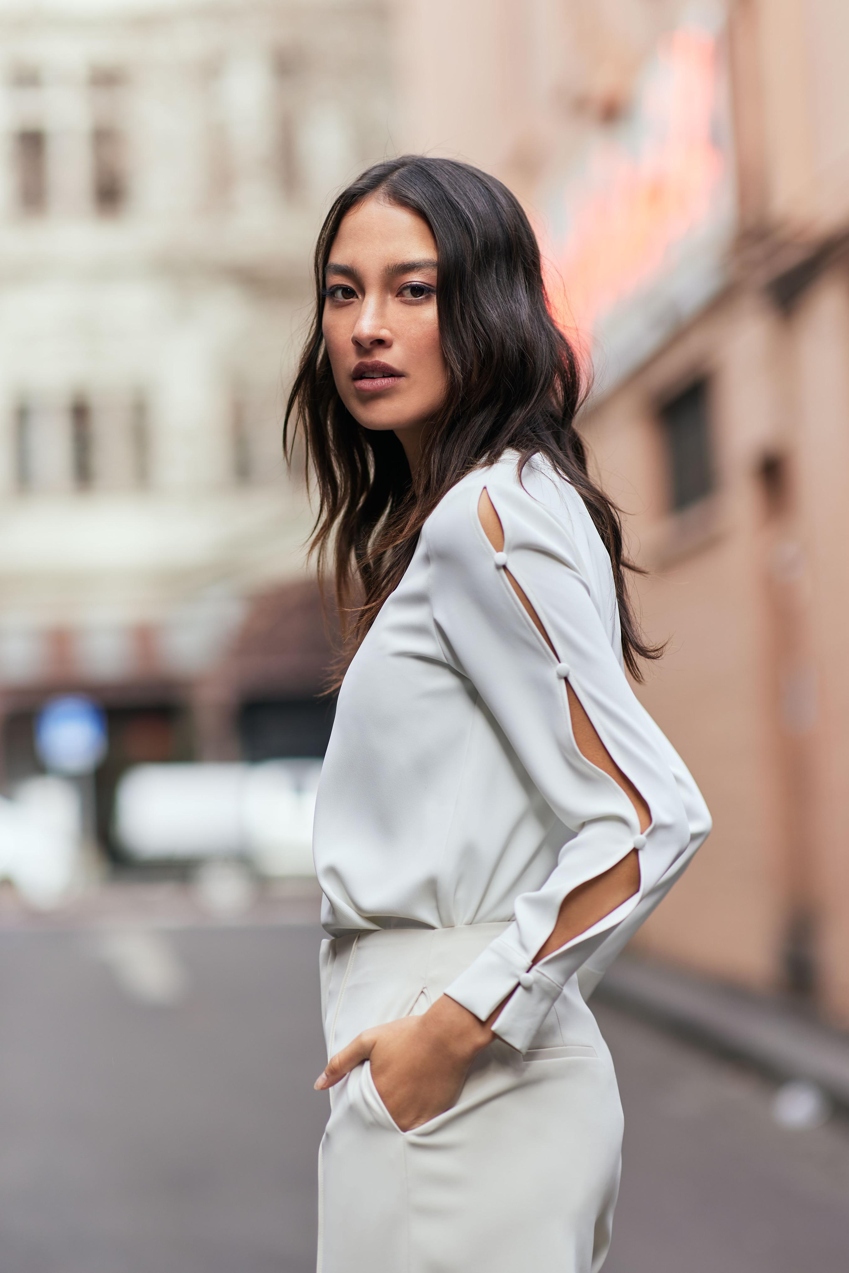 Eloise Sleeve Cut Out Blouse $319