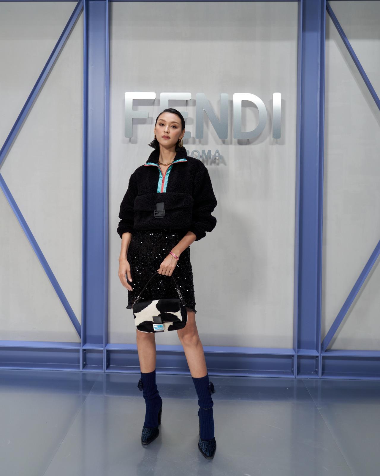 王丹妮獲邀成為米蘭時裝大騷「Fendi SS23 womenswear collection」的座上客。