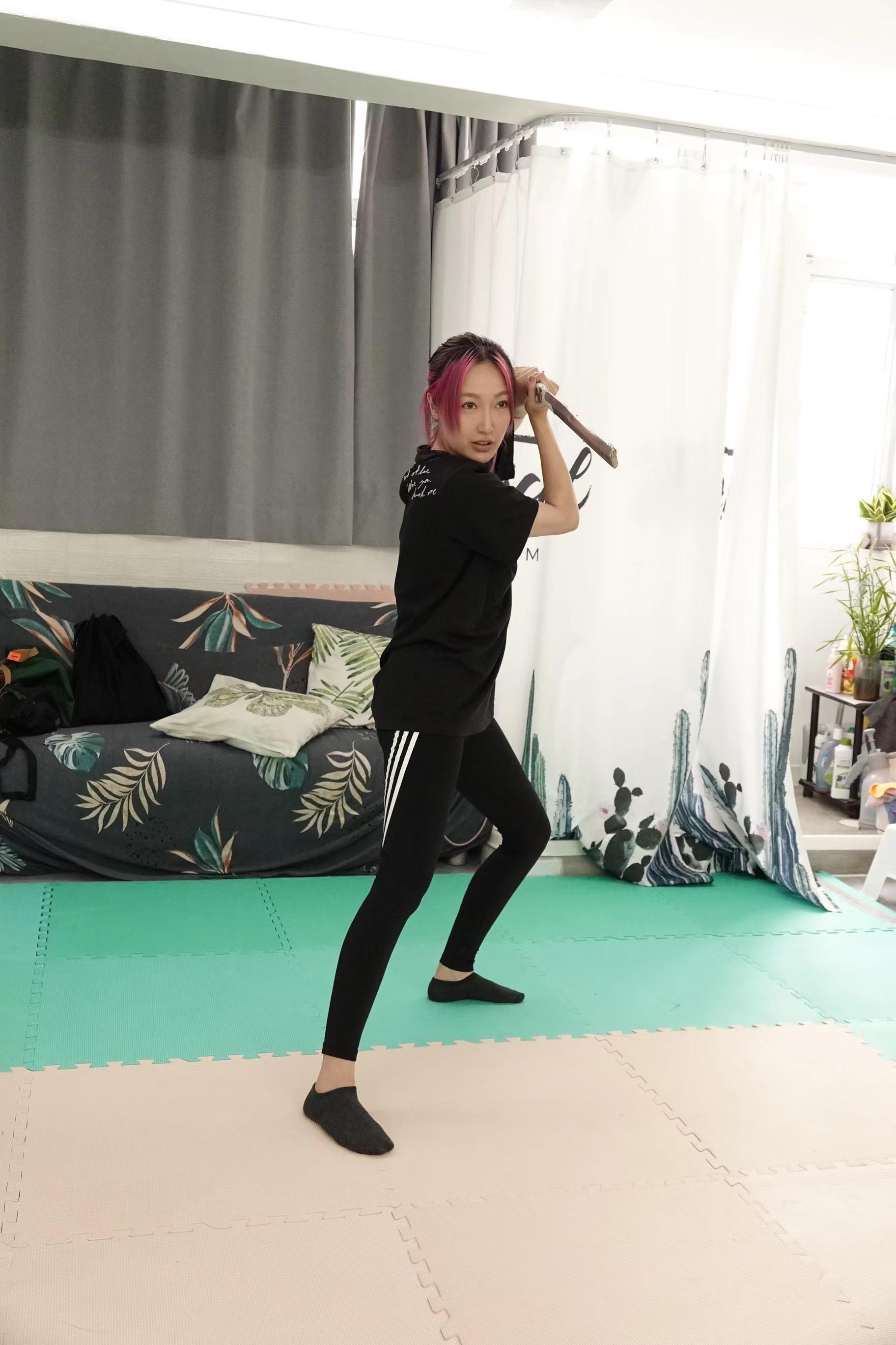 Mischa接下來推出的歌曲MV將不乏動作場面,故此會Keep住練功。