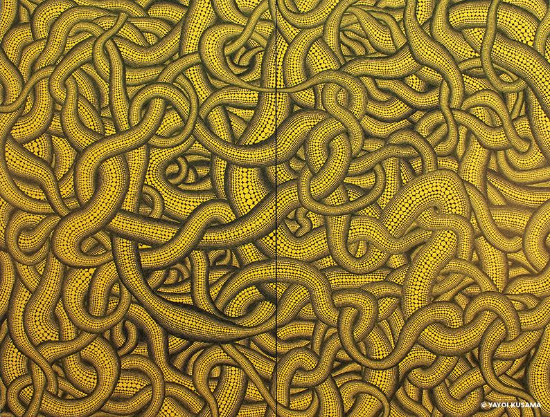 草間彌生 《性愛執念》 1992 年