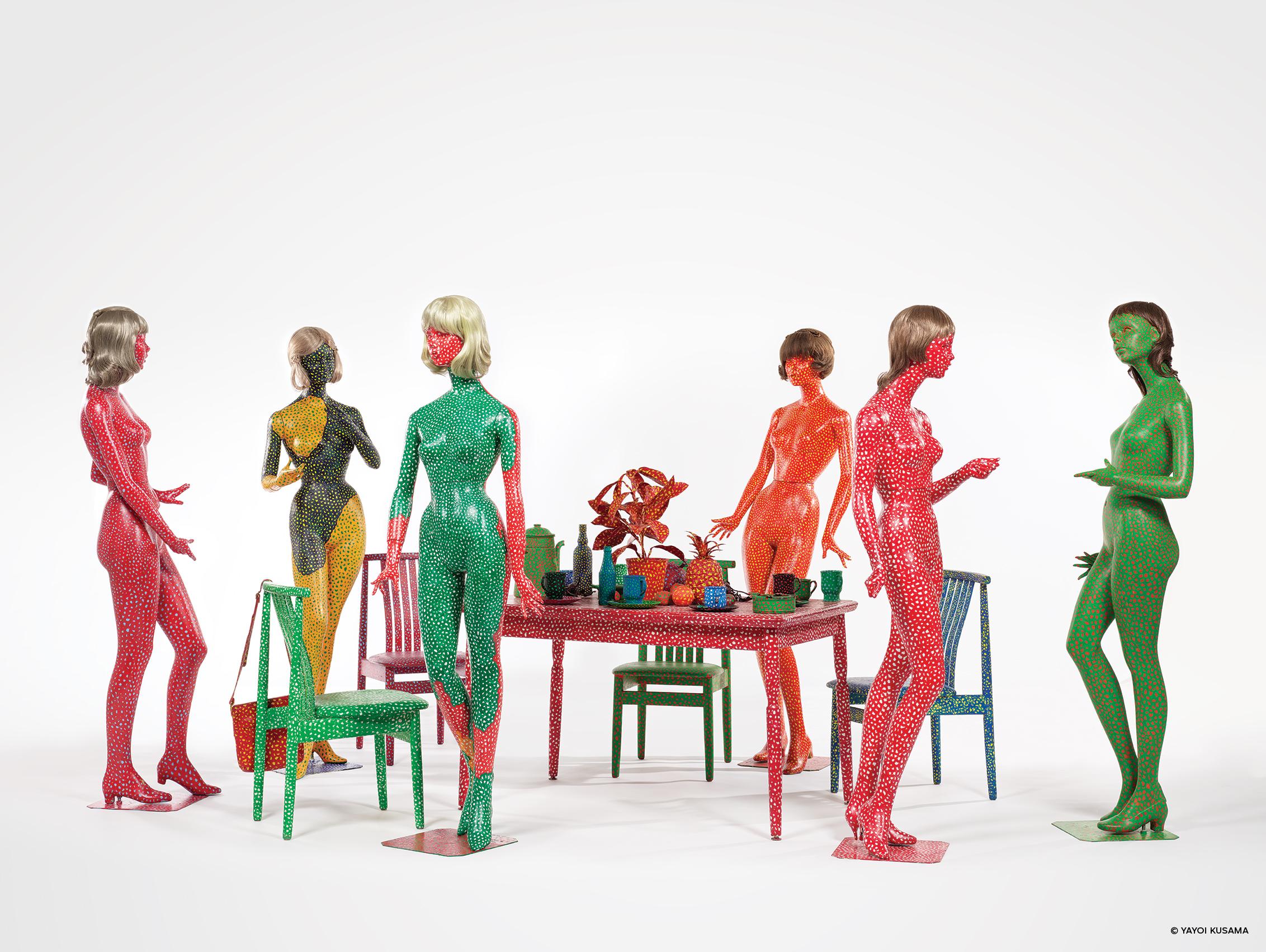 草間彌生《Radical Connectivity Self Obliteration》