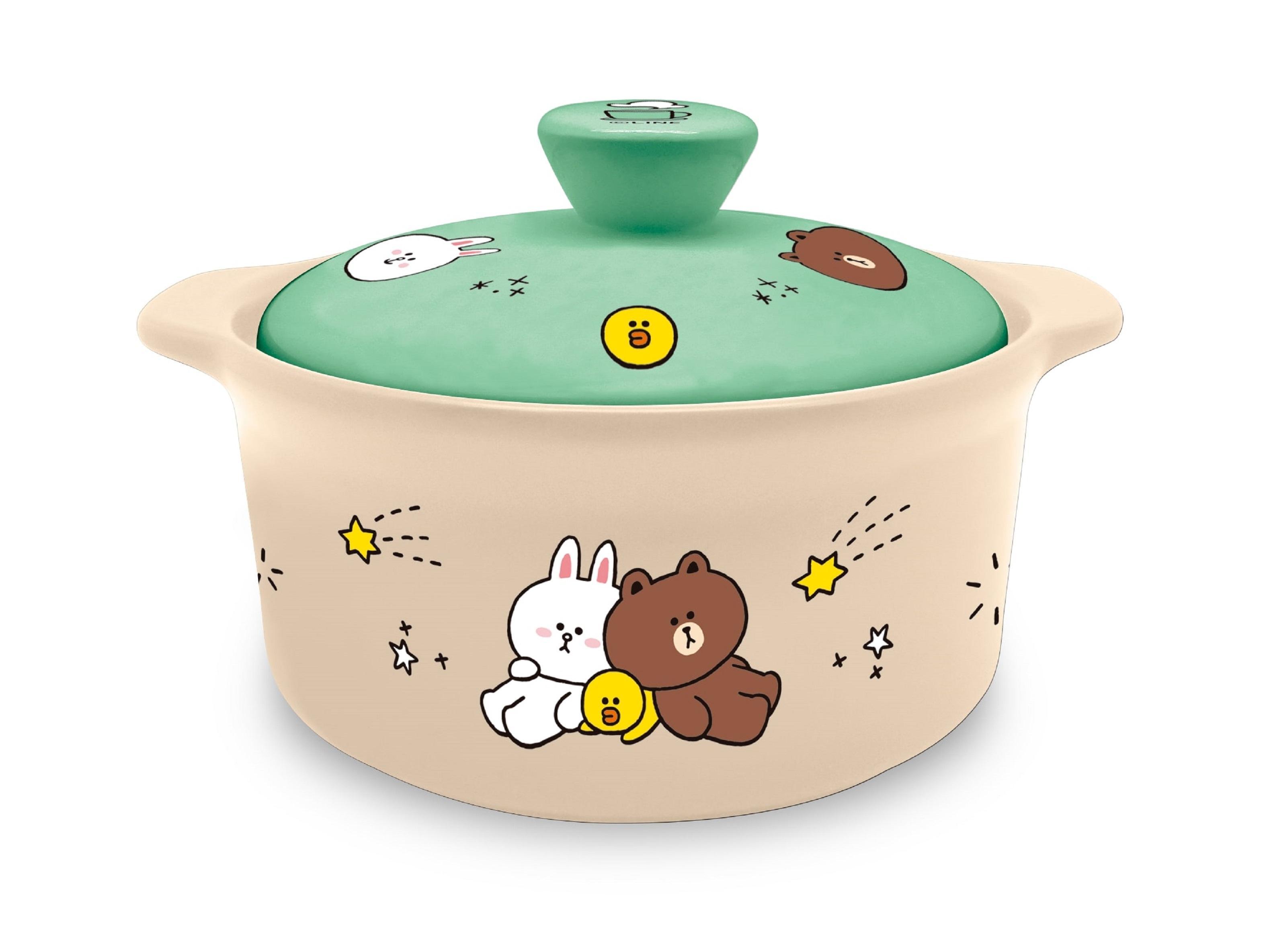 LINE FRIENDS 陶瓷砂鍋 $279