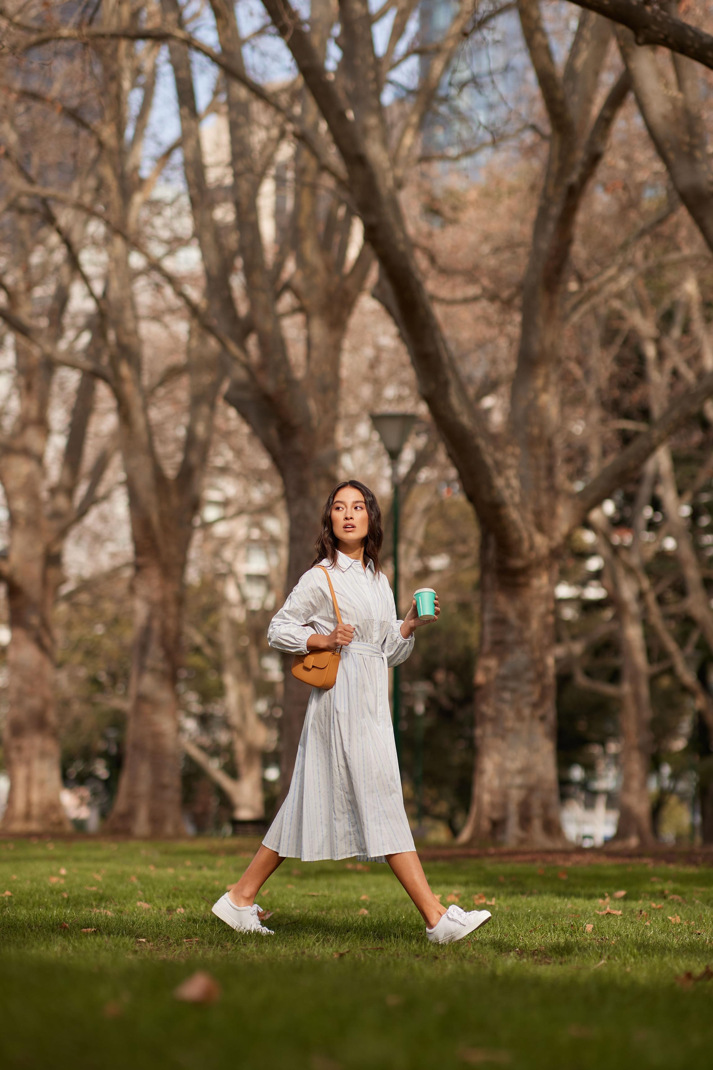 Leliana Fit & Flare Midaxi Shirt Dress $459