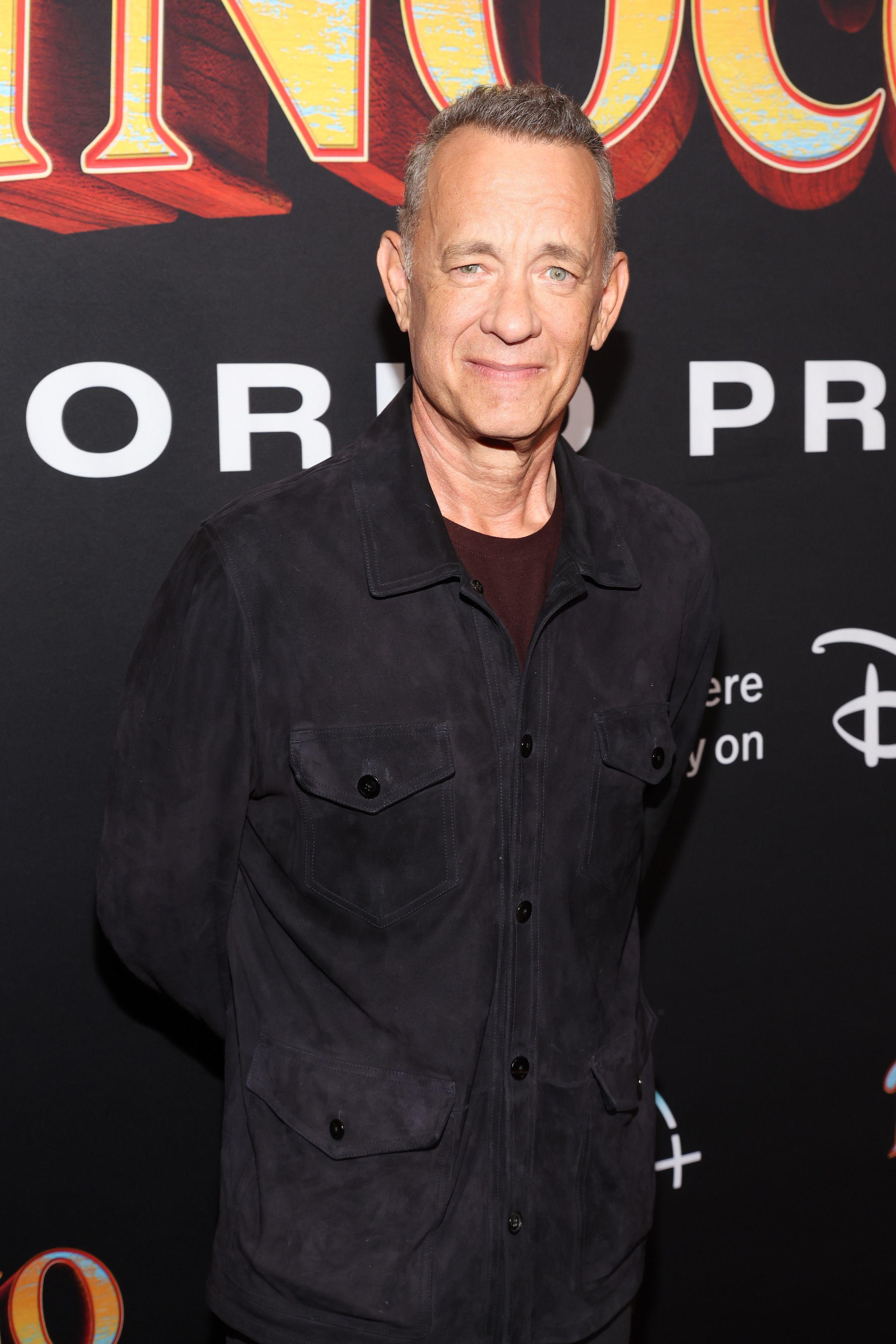 湯漢斯出席新片《木偶奇遇記》全球首映禮。