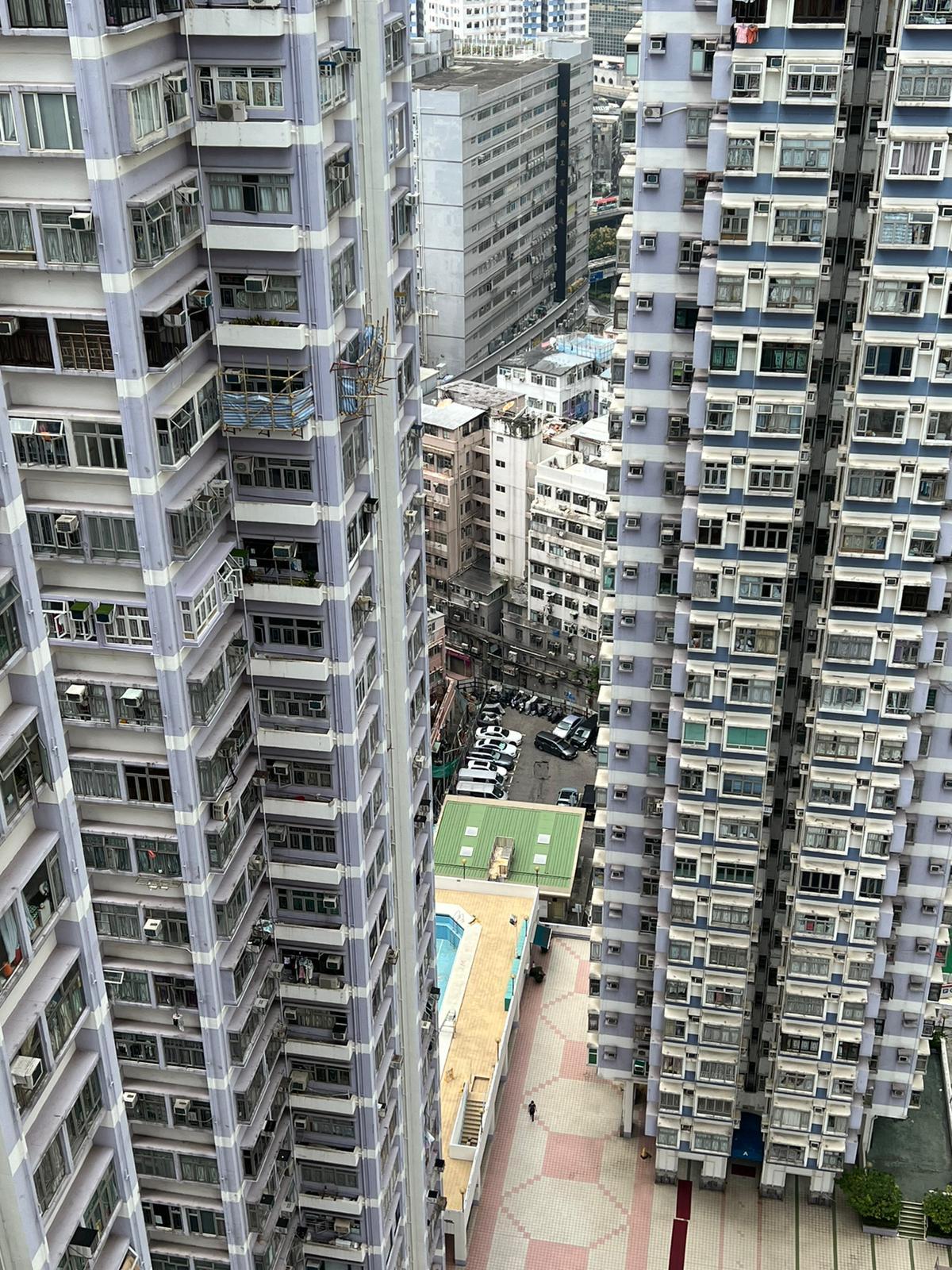 單位座向東南,景觀以樓景為主,但視野頗開揚。