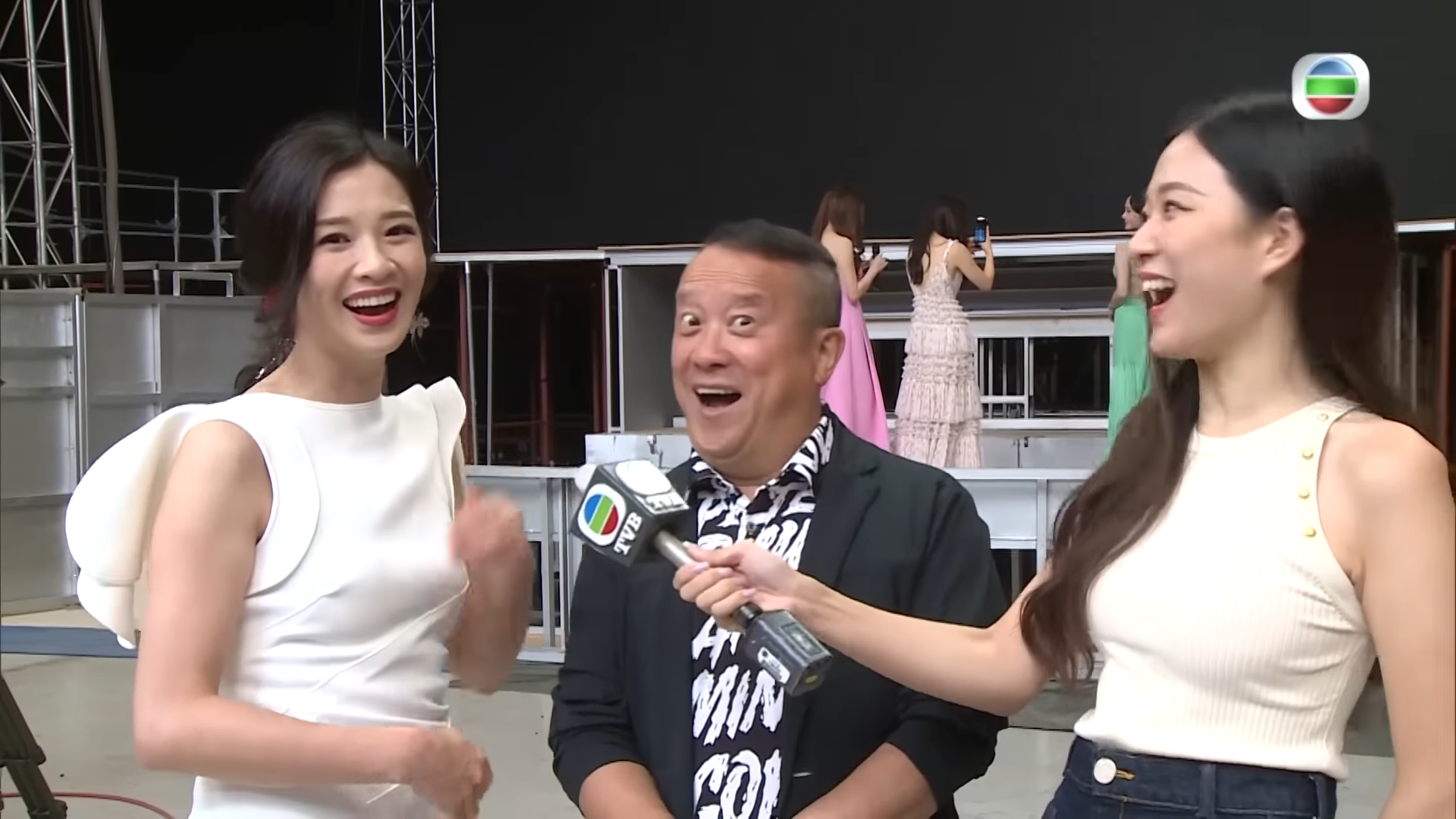 曾志偉復工,表情多多非常精神。