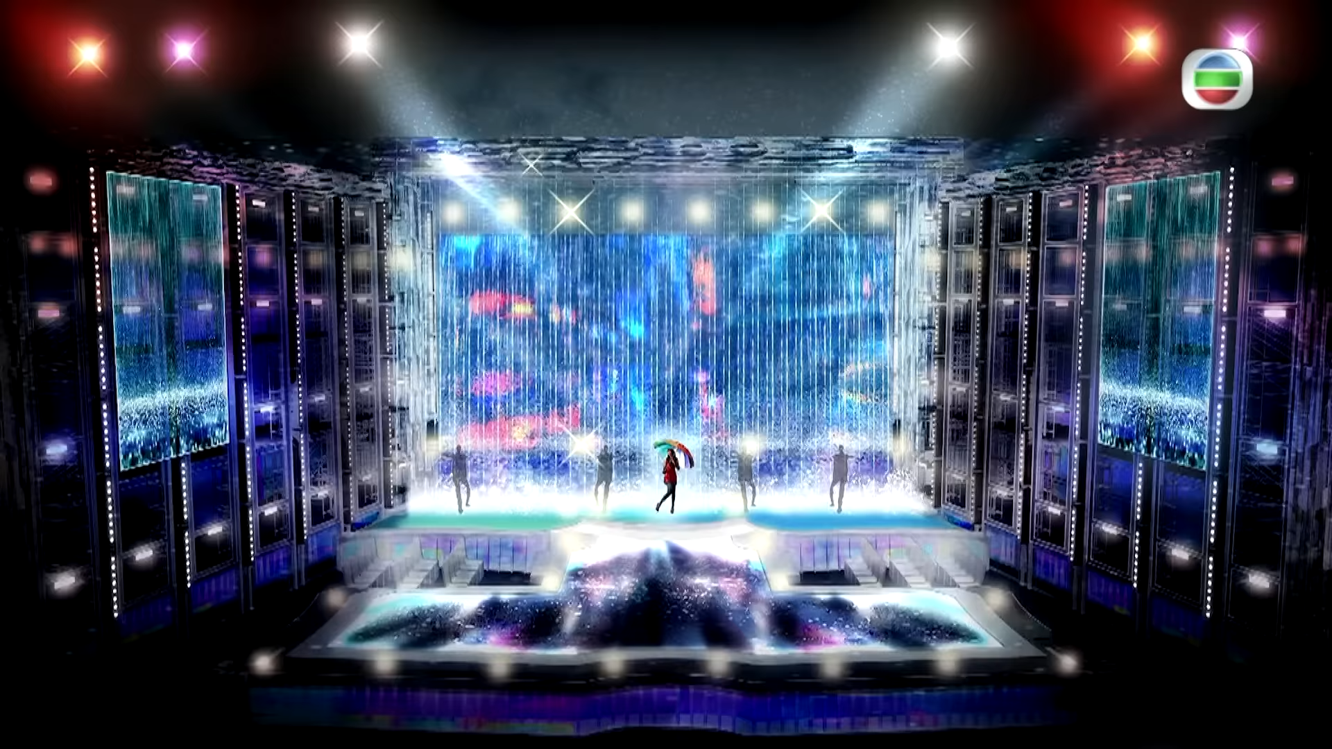 港姐準決賽舞台設計圖。