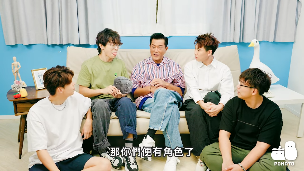 《小薯茄》四位成員不忘向古天樂搲撈,其中阿J在《明日戰記》擔任場務。