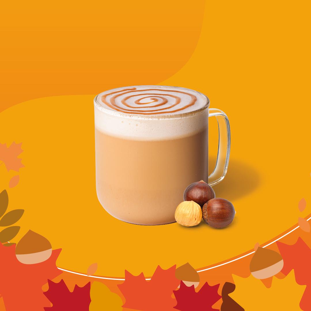 秋栗燕麥奶咖啡