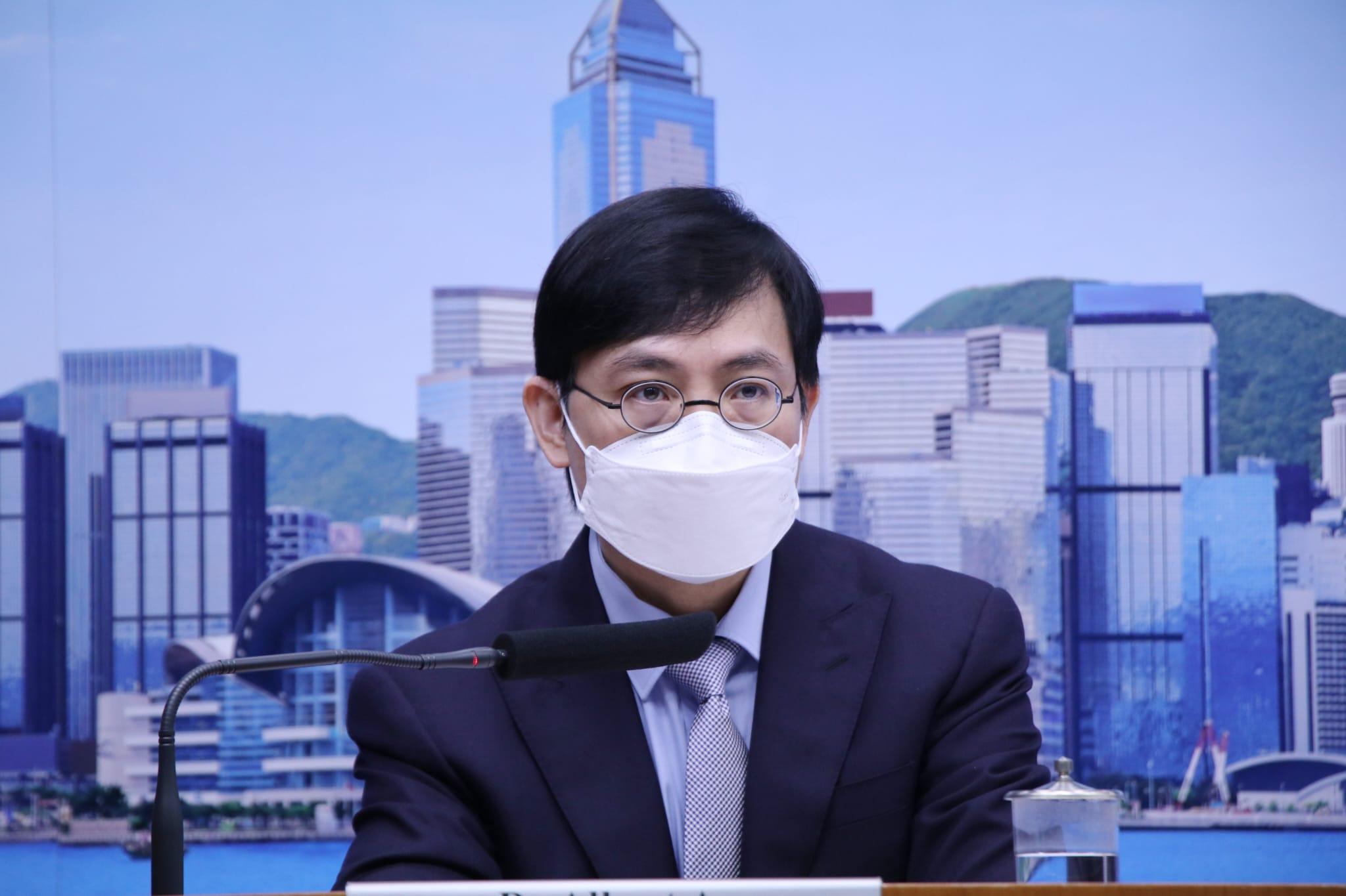 衞生署衞生防護中心傳染病處首席醫生歐家榮醫生。(林俊源攝)