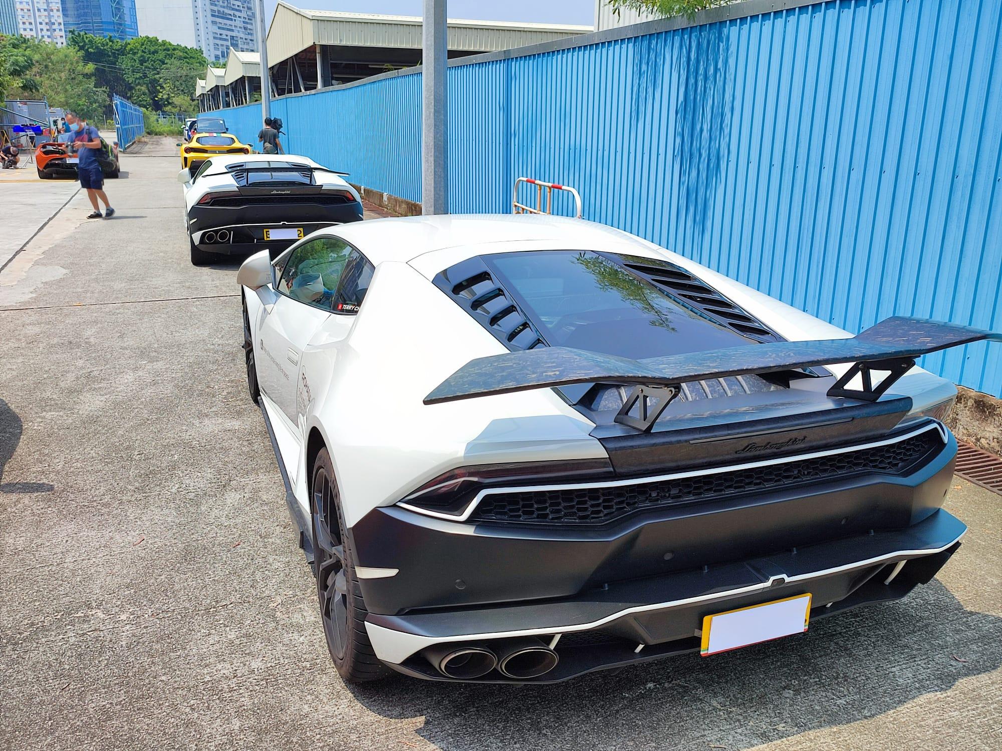 警方打擊非法賽車,7車涉案6屬超跑。